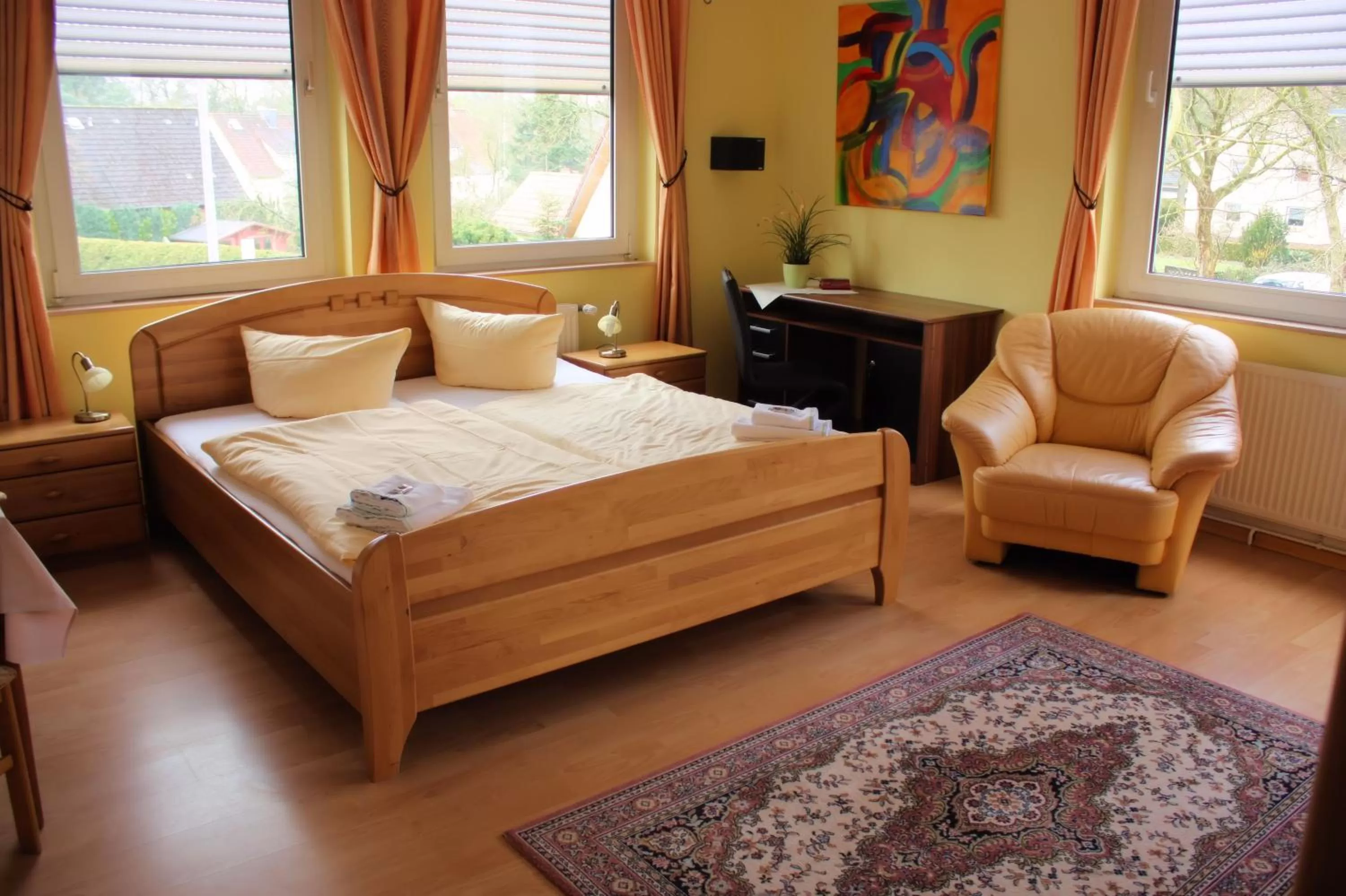 Bed in Heidekönig Hotel Celle