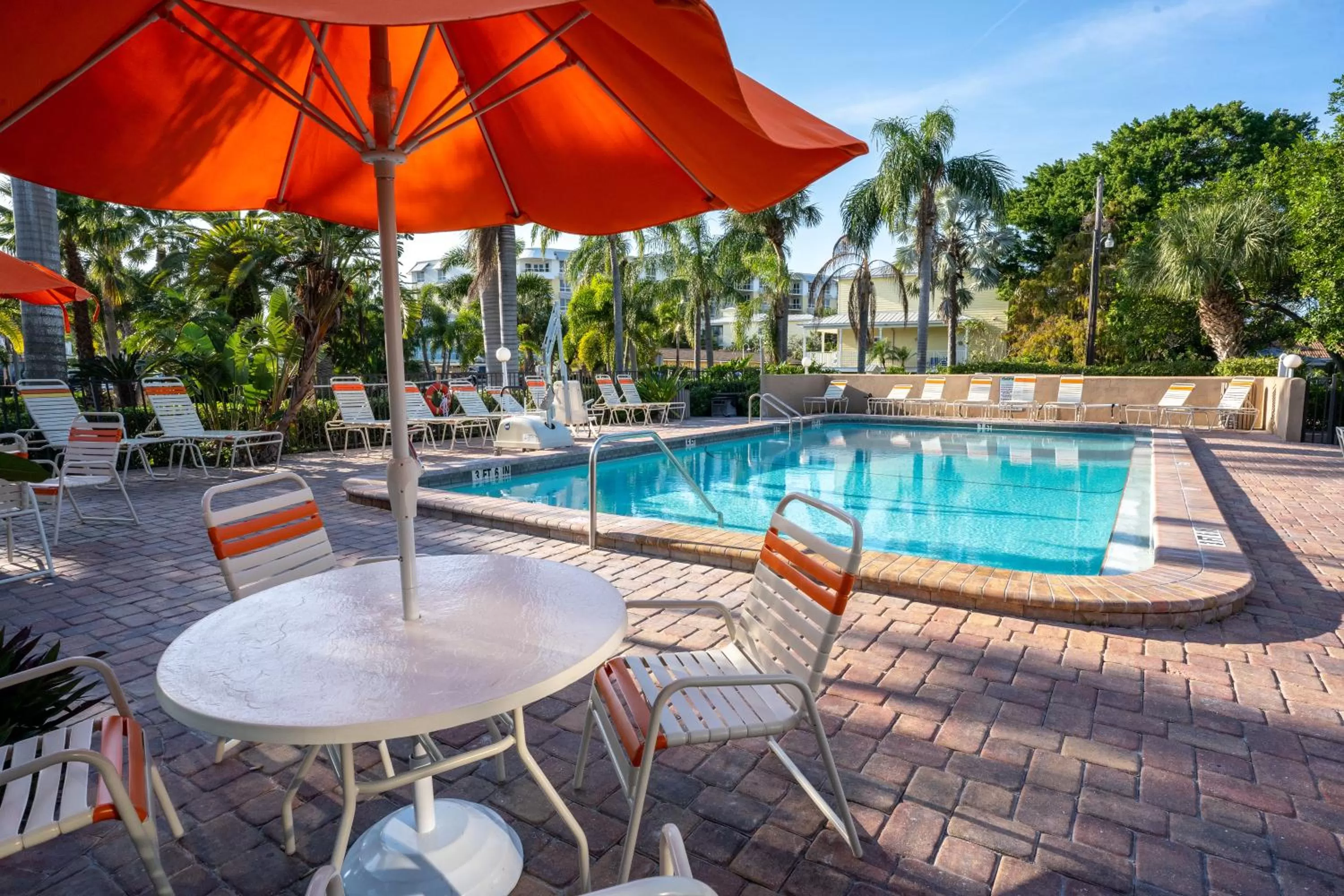 Swimming pool in The Capri at Siesta