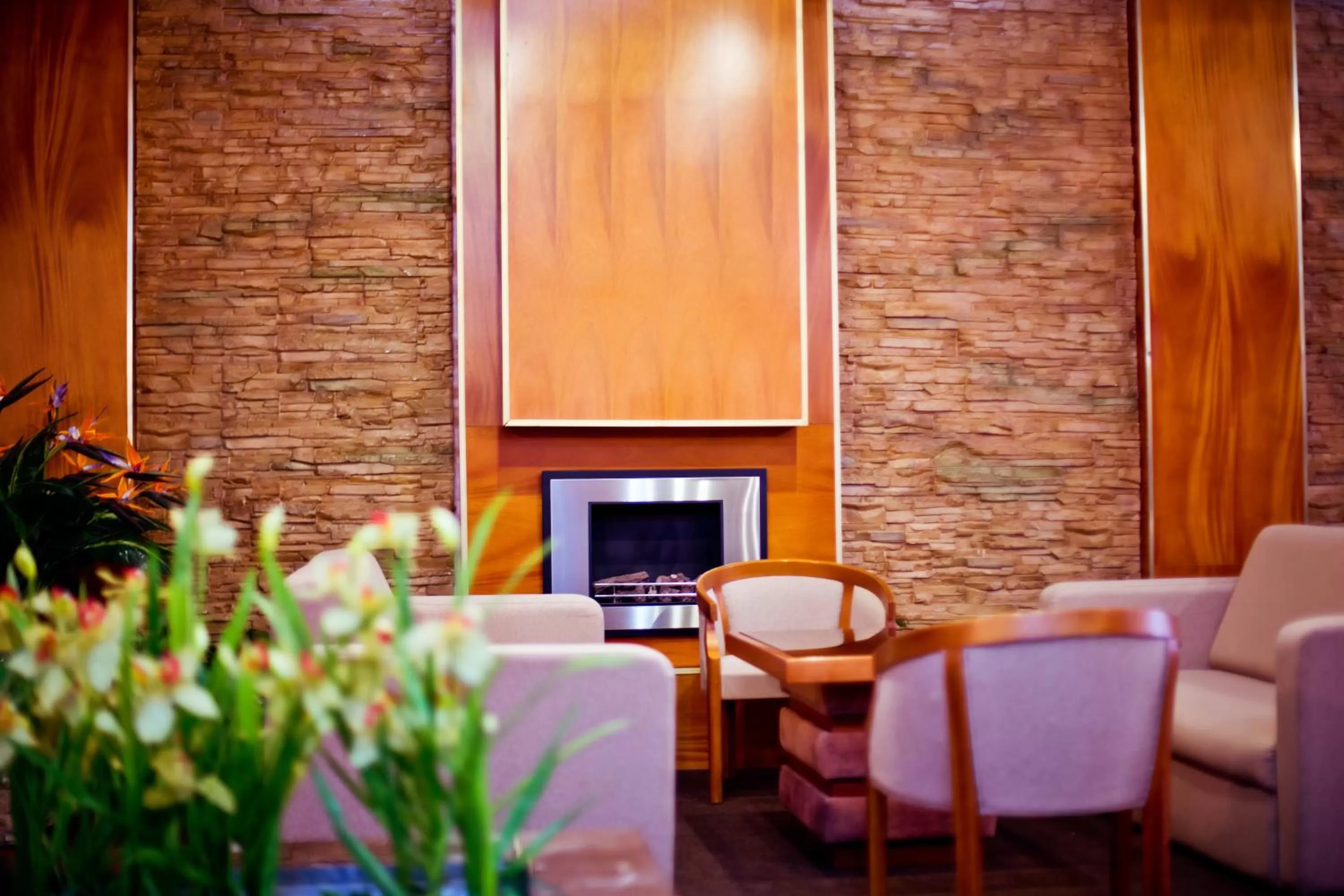 Communal lounge/ TV room in King Hotel Astana