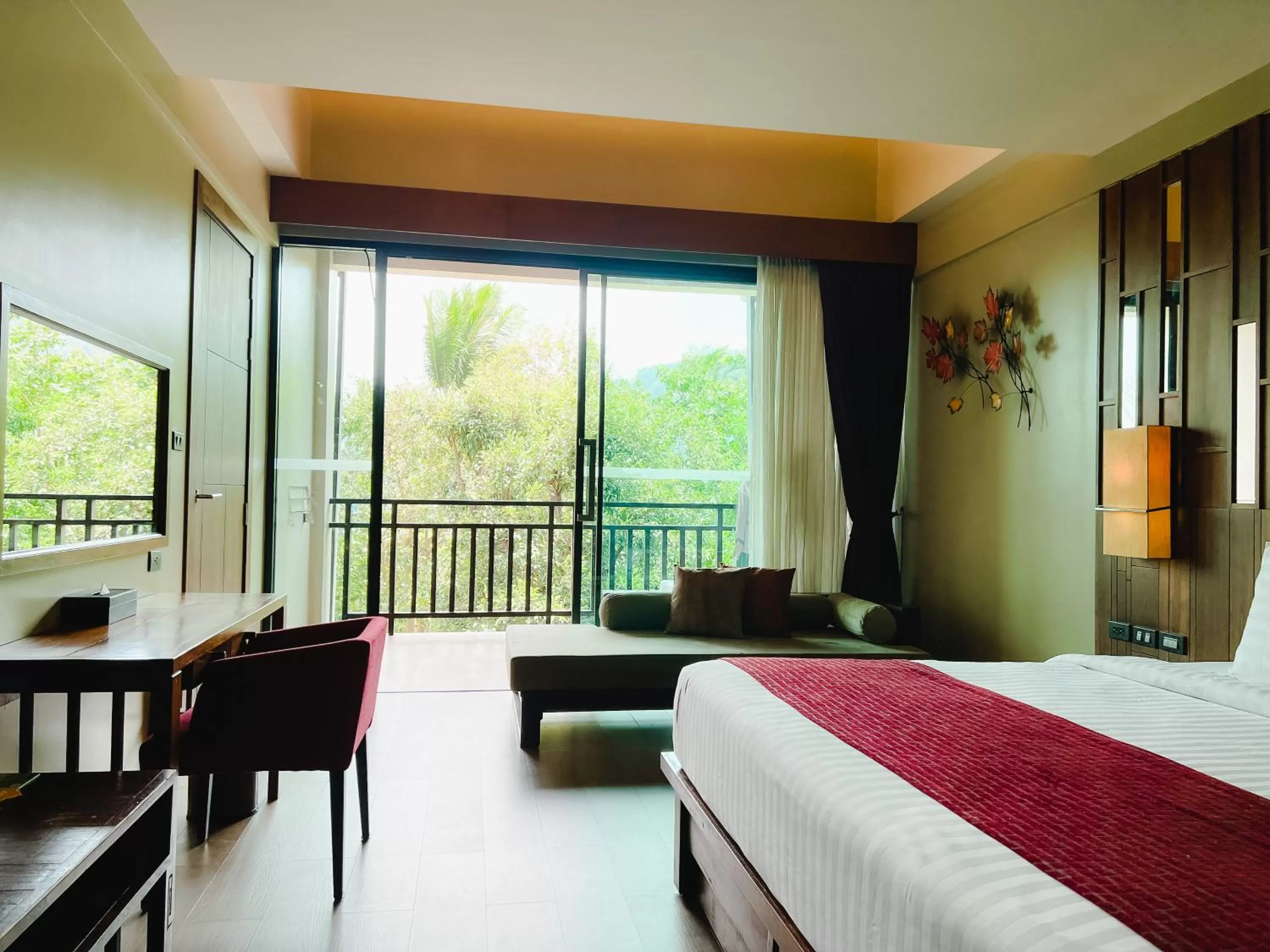 Balcony/Terrace, Bed in Aonang Phu Pi Maan Resort & Spa