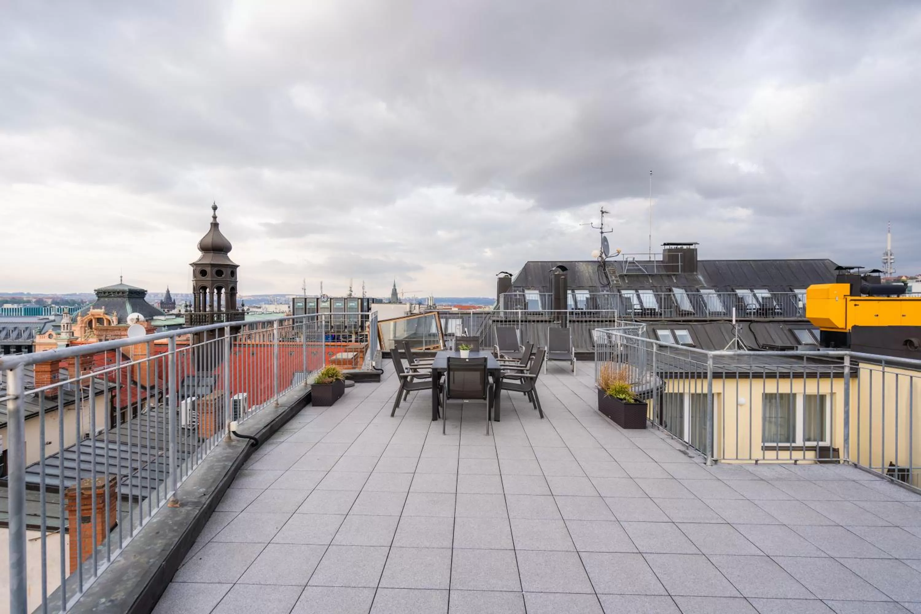 Balcony/Terrace in EA ApartHotel Melantrich