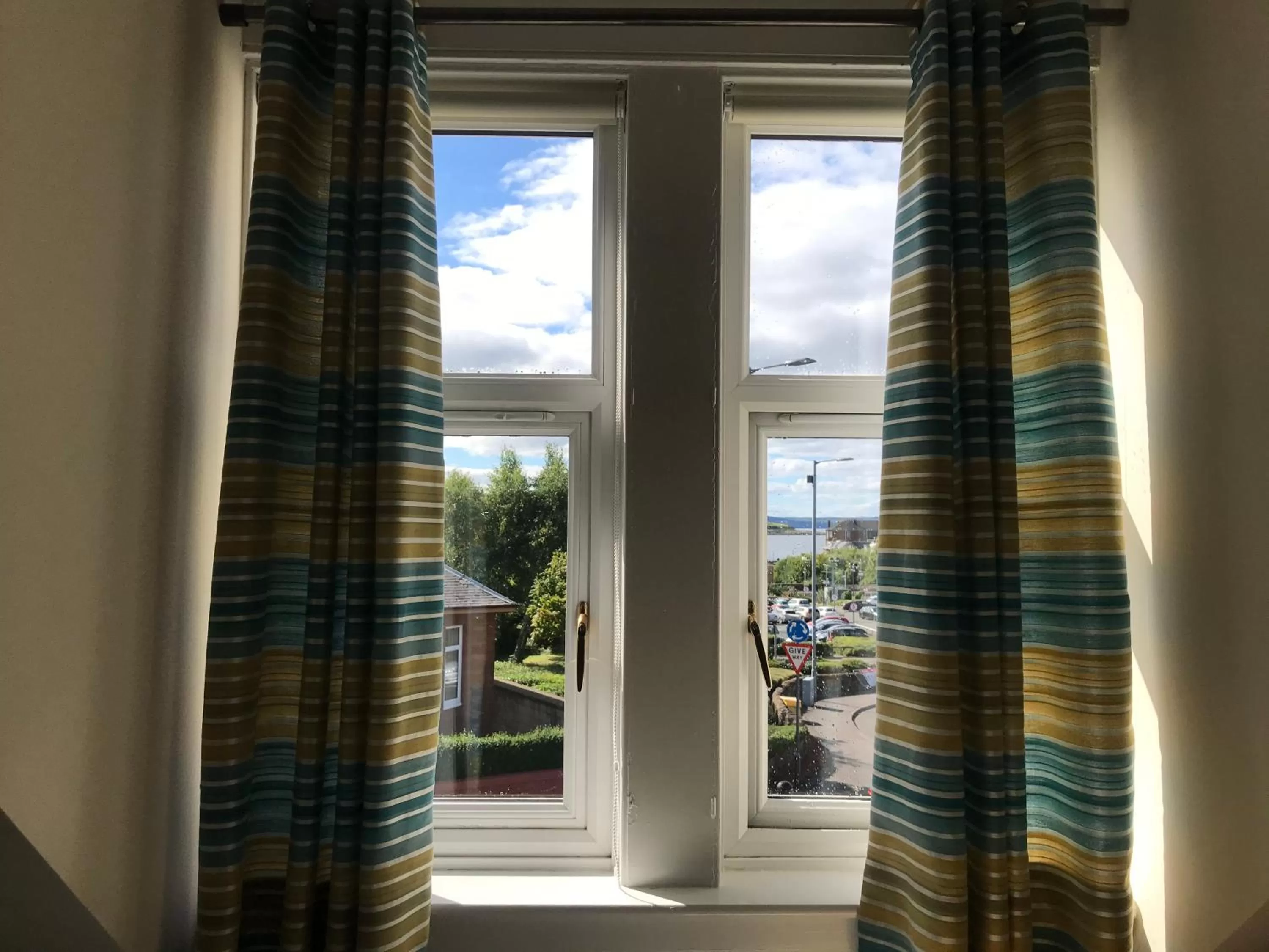 Garden view in St Leonards Guest House