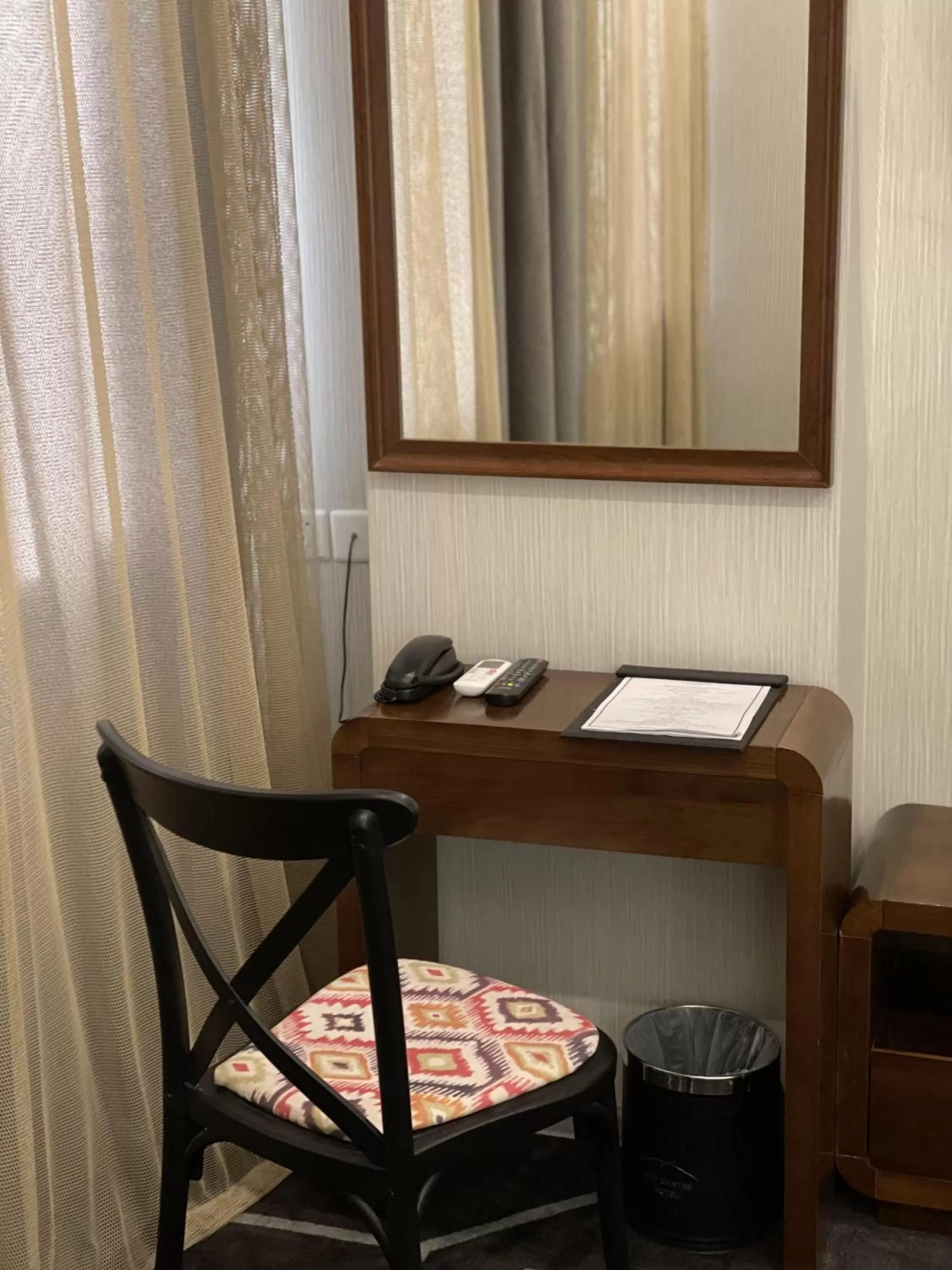 Seating area in City Centre Hotel