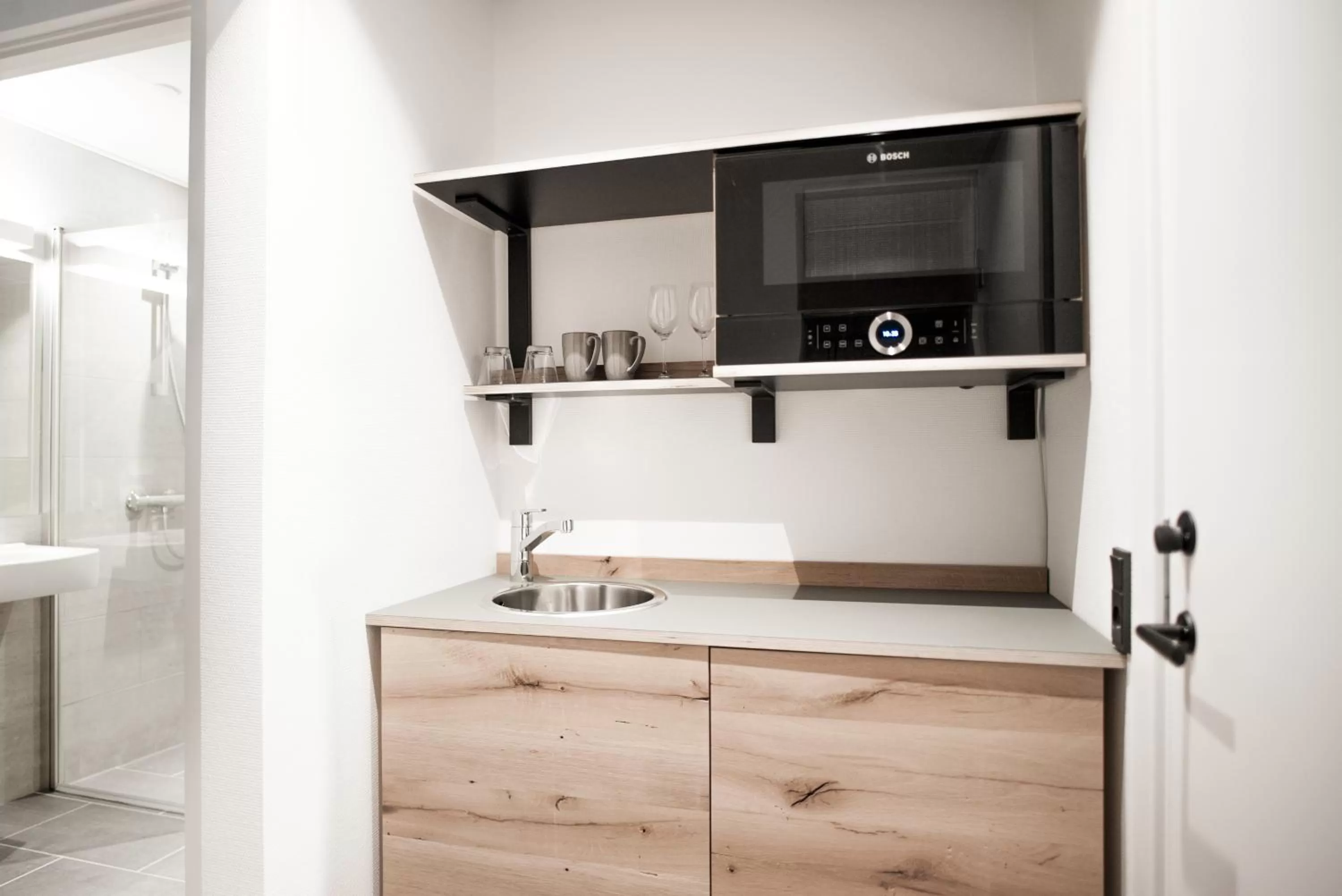 Kitchen or kitchenette in Hotel Town Living