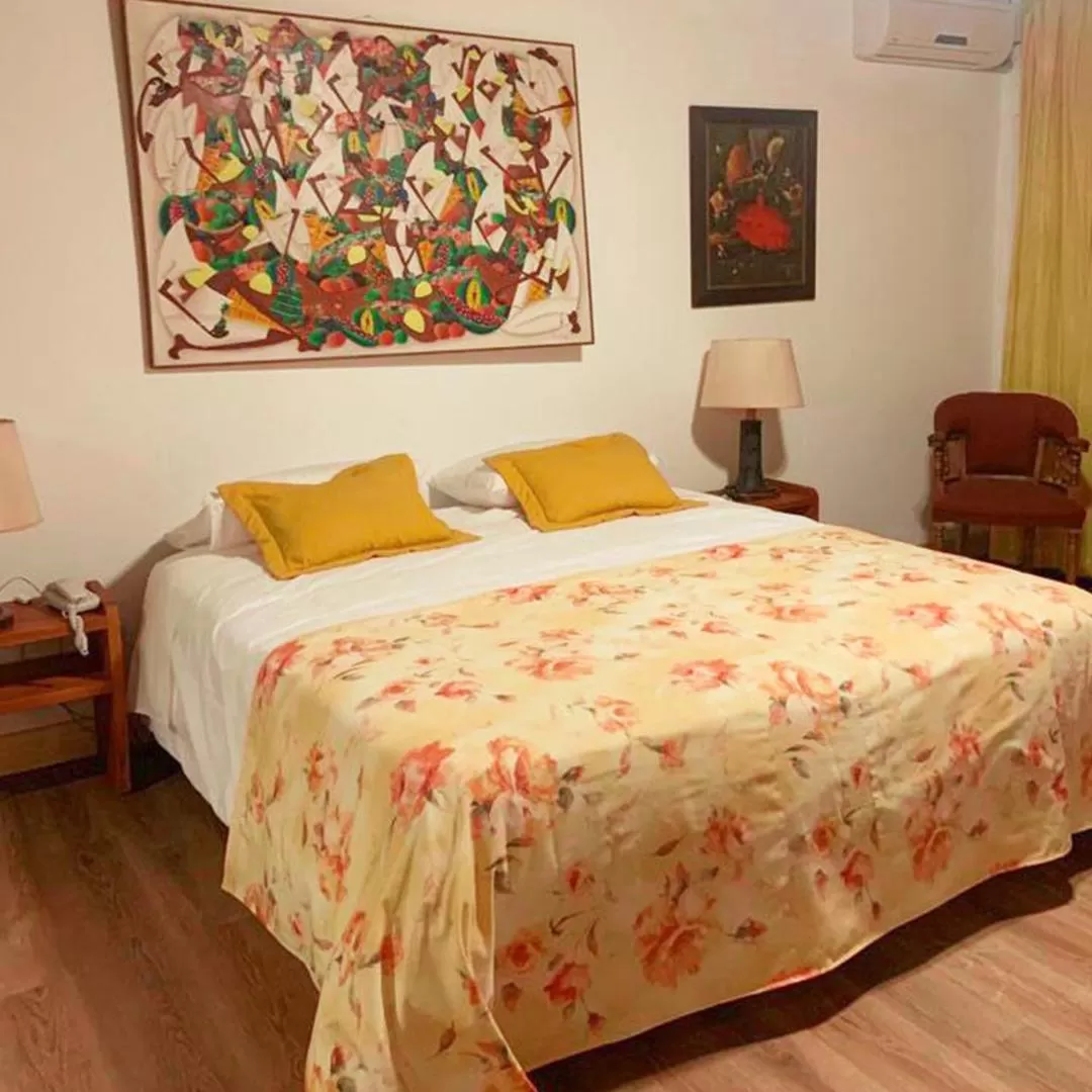 Bed in Hotel La Castellana