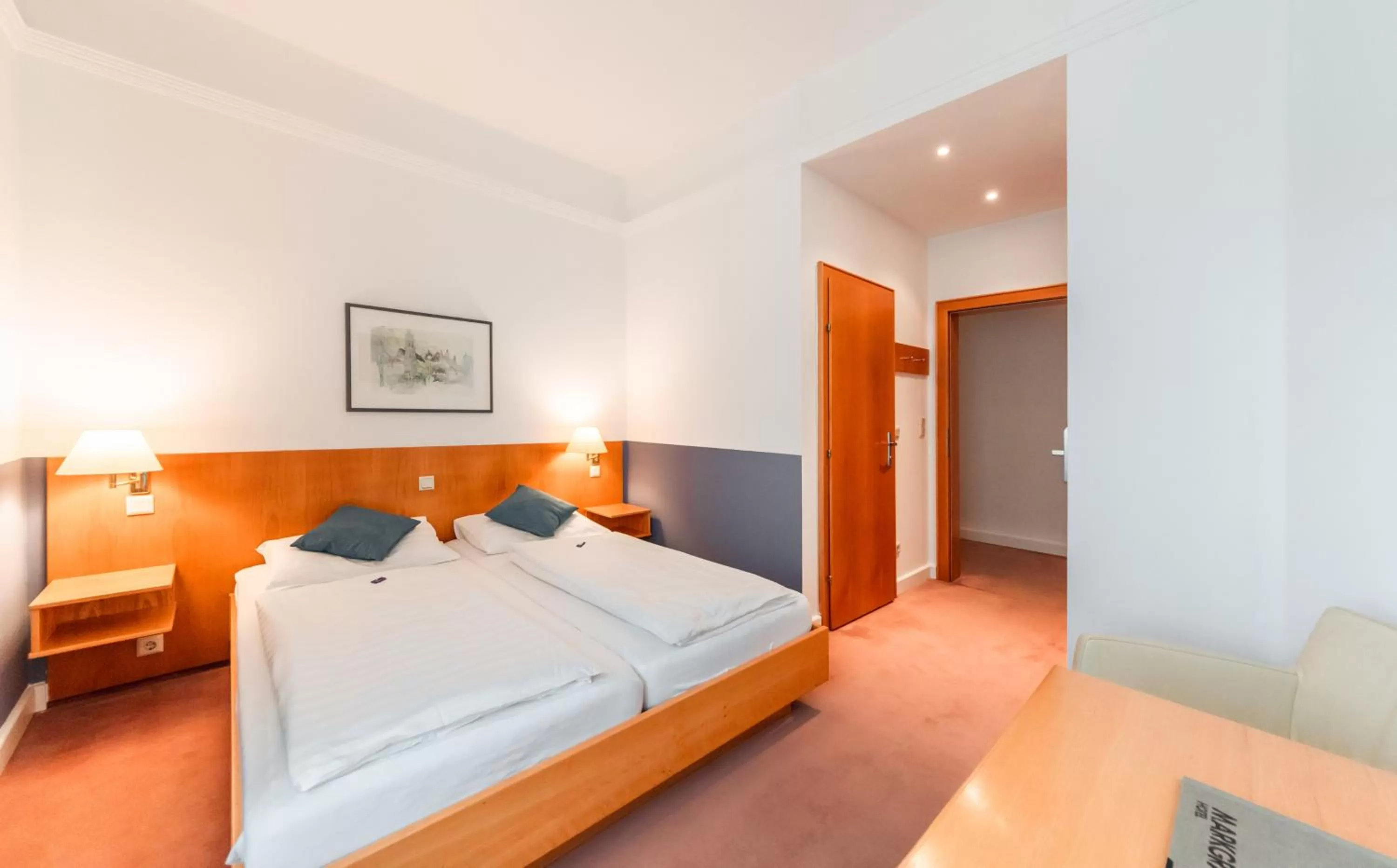 Bed in Hotel Markgraf