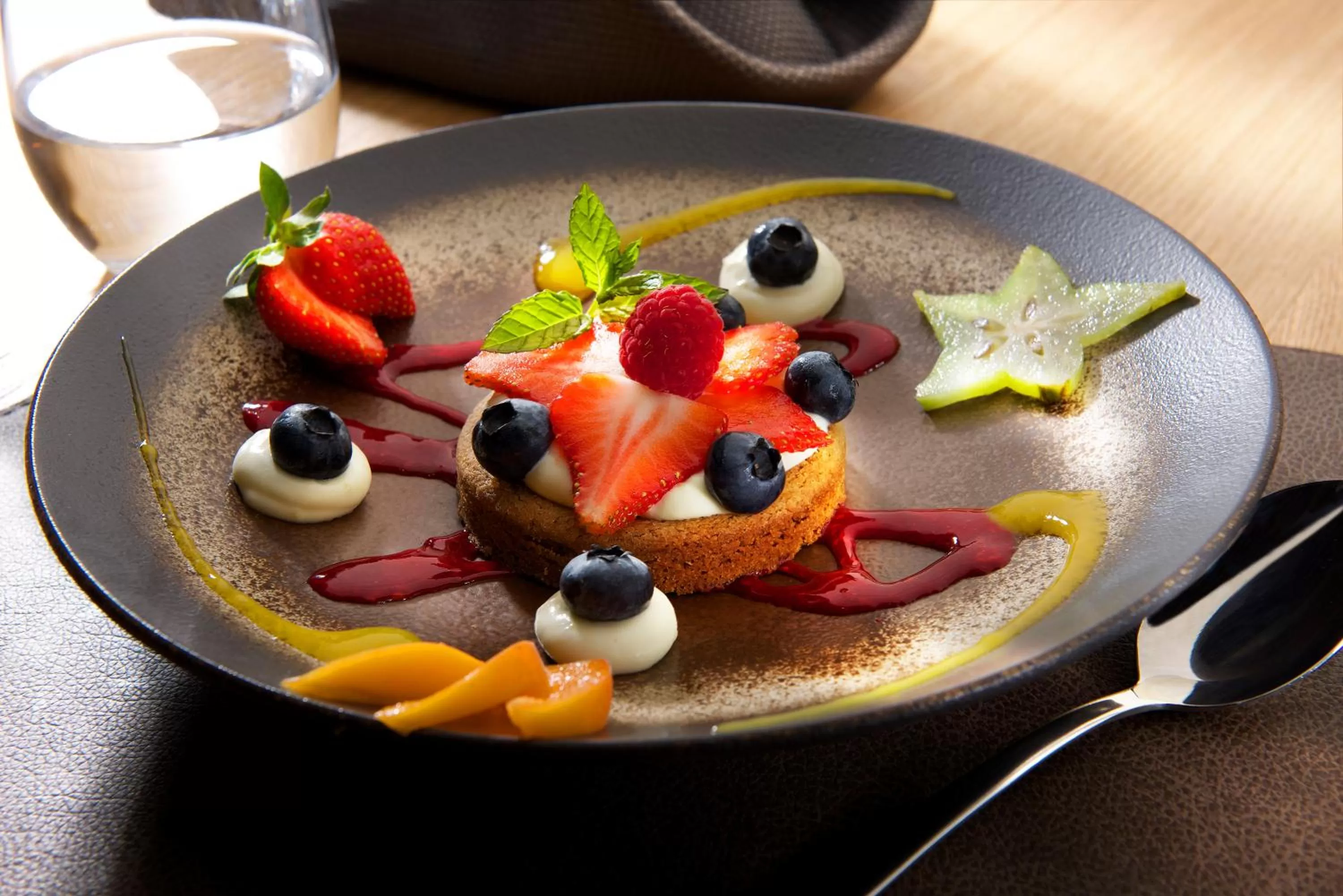 Food and drinks in Hotel Restaurant Du Haut Du Roc