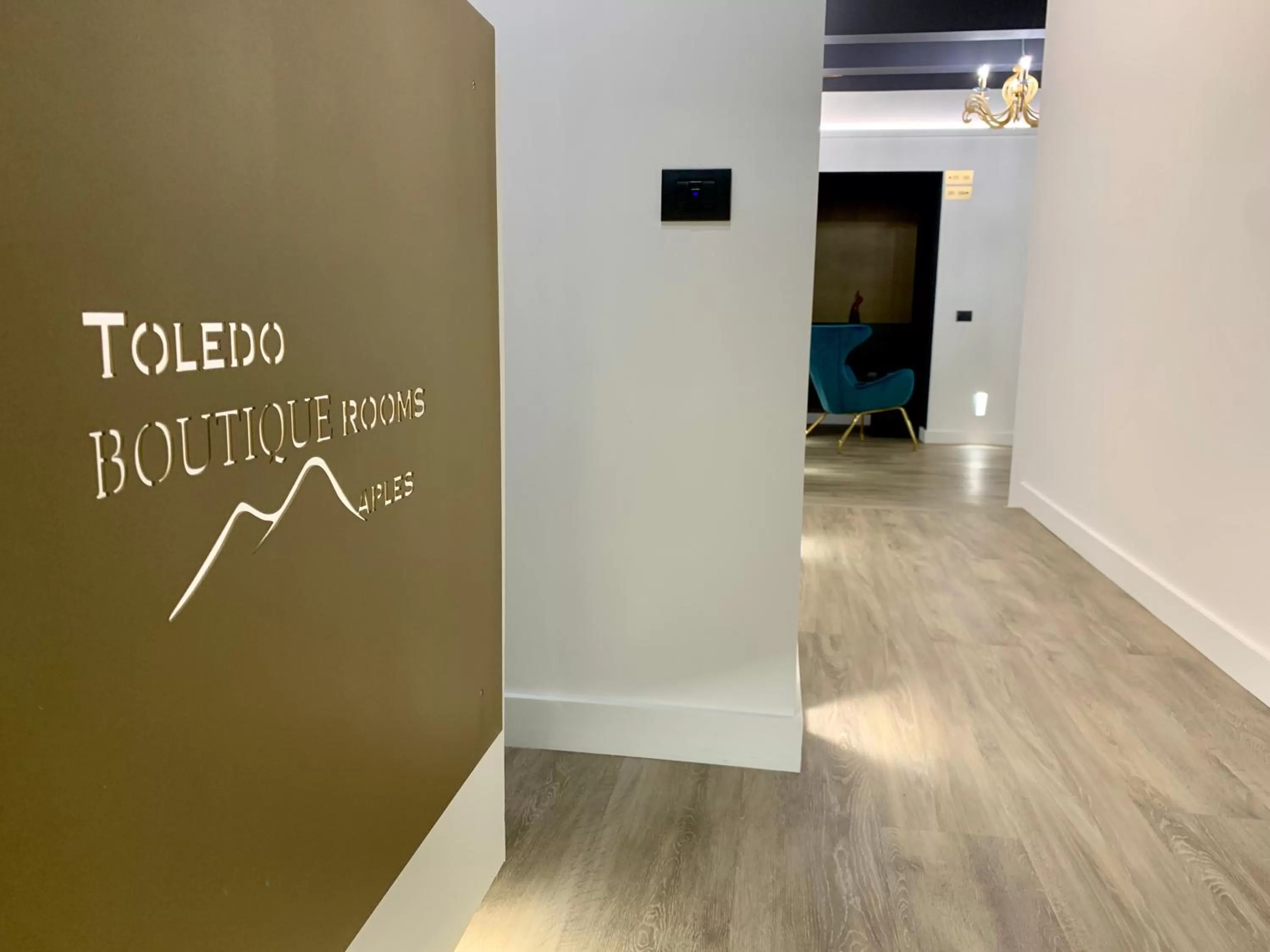 Lobby or reception in Toledo Boutique Rooms