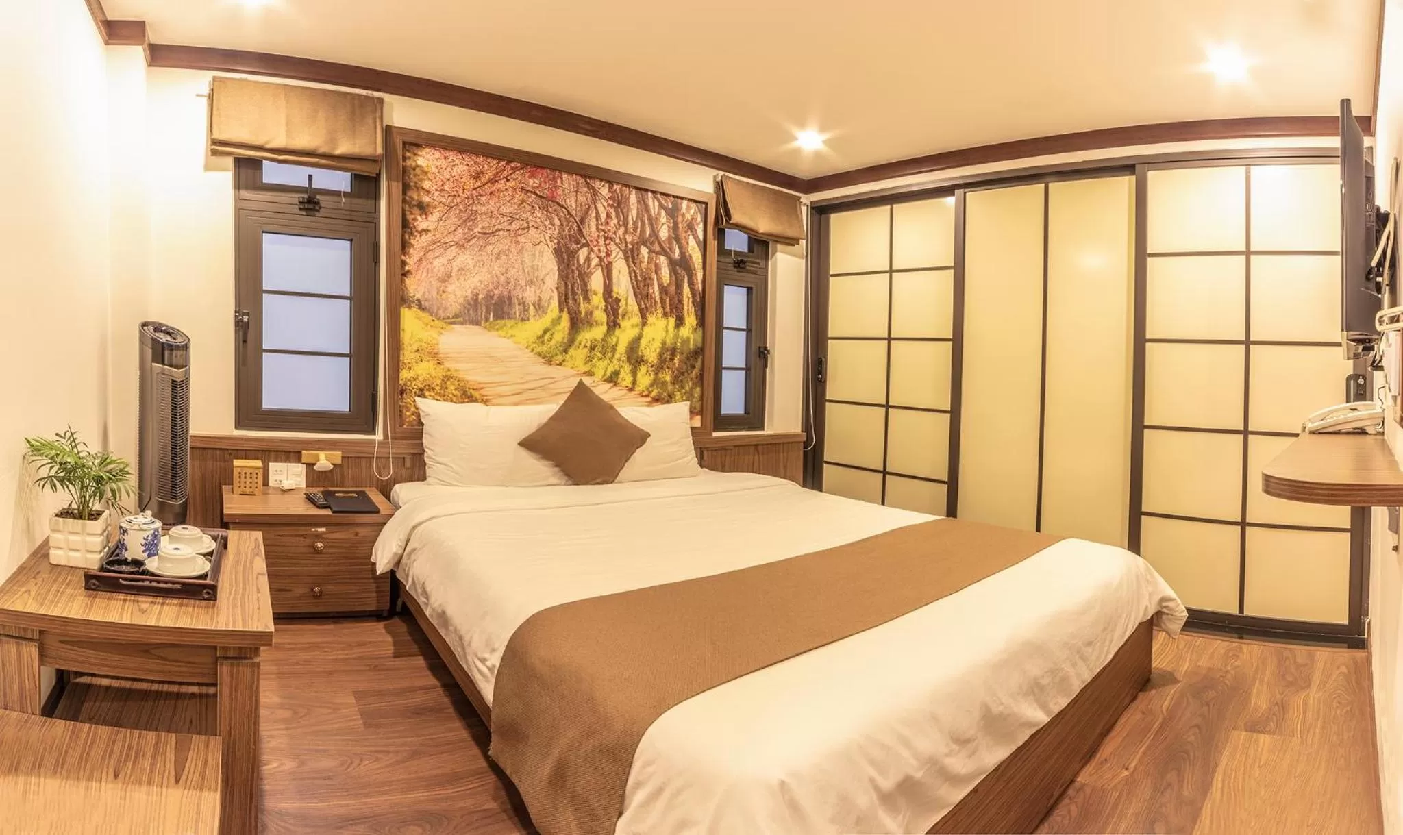 Bed in Khai Ngoc Hotel