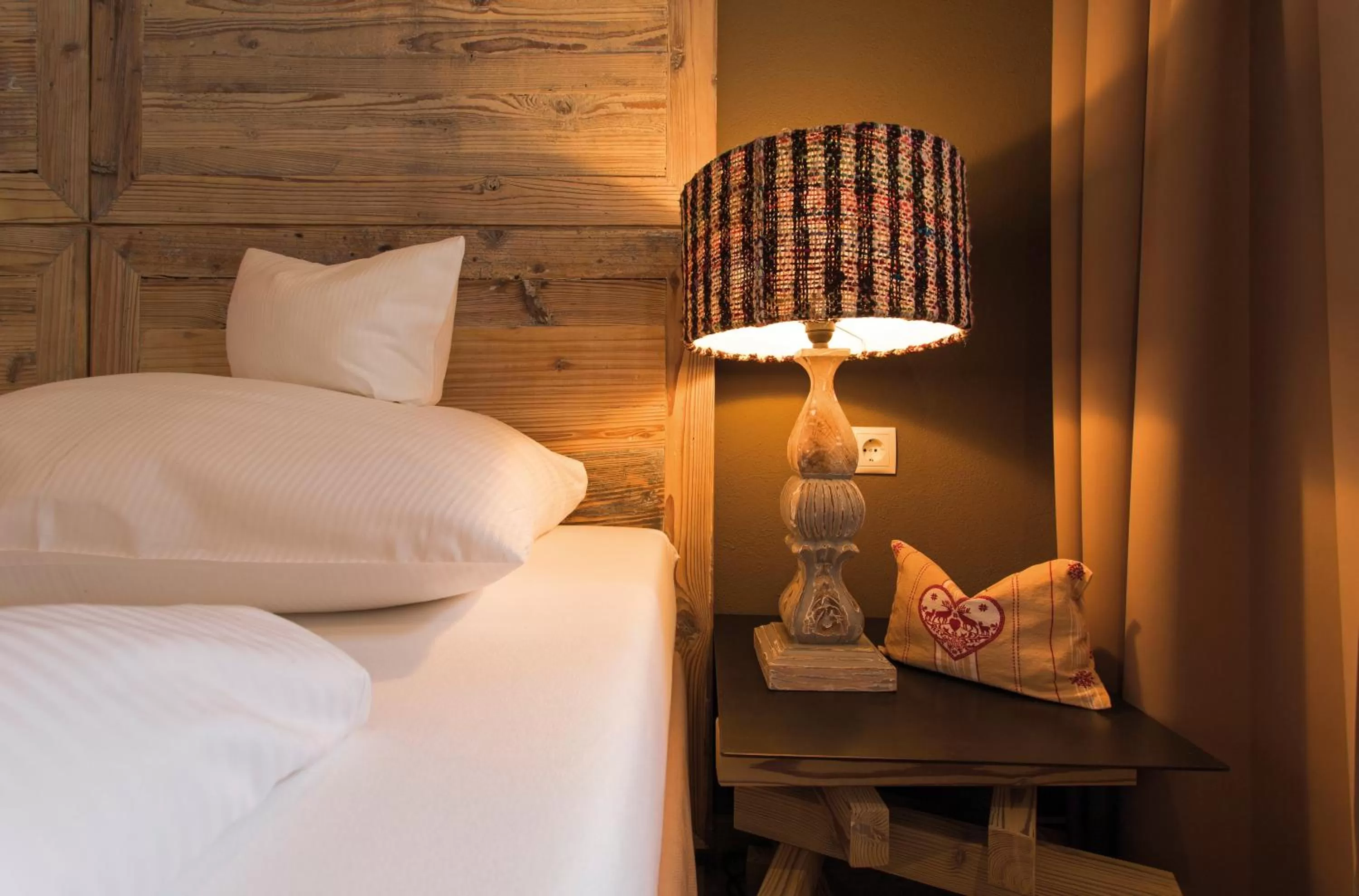 Bed in Alpenhotel Stefanie