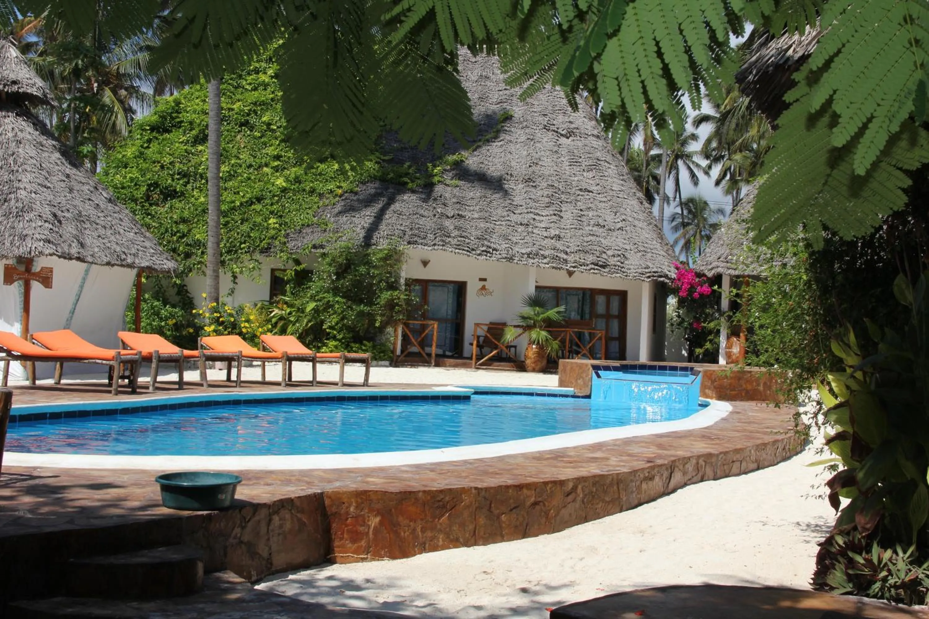 Pool view in Sea View Lodge Boutique Hotel