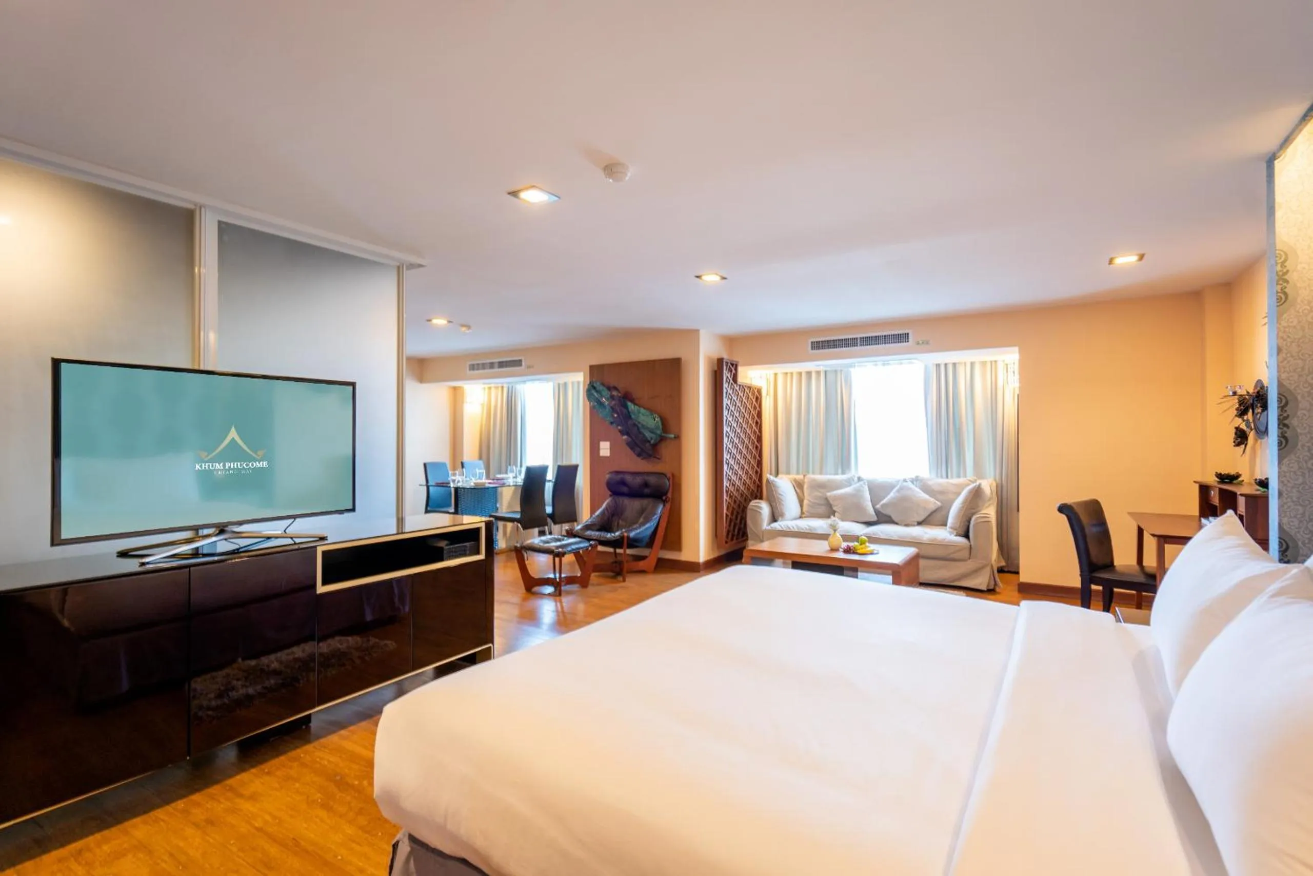 TV and multimedia, Bed in Khum Phucome Hotel -SHA Extra Plus