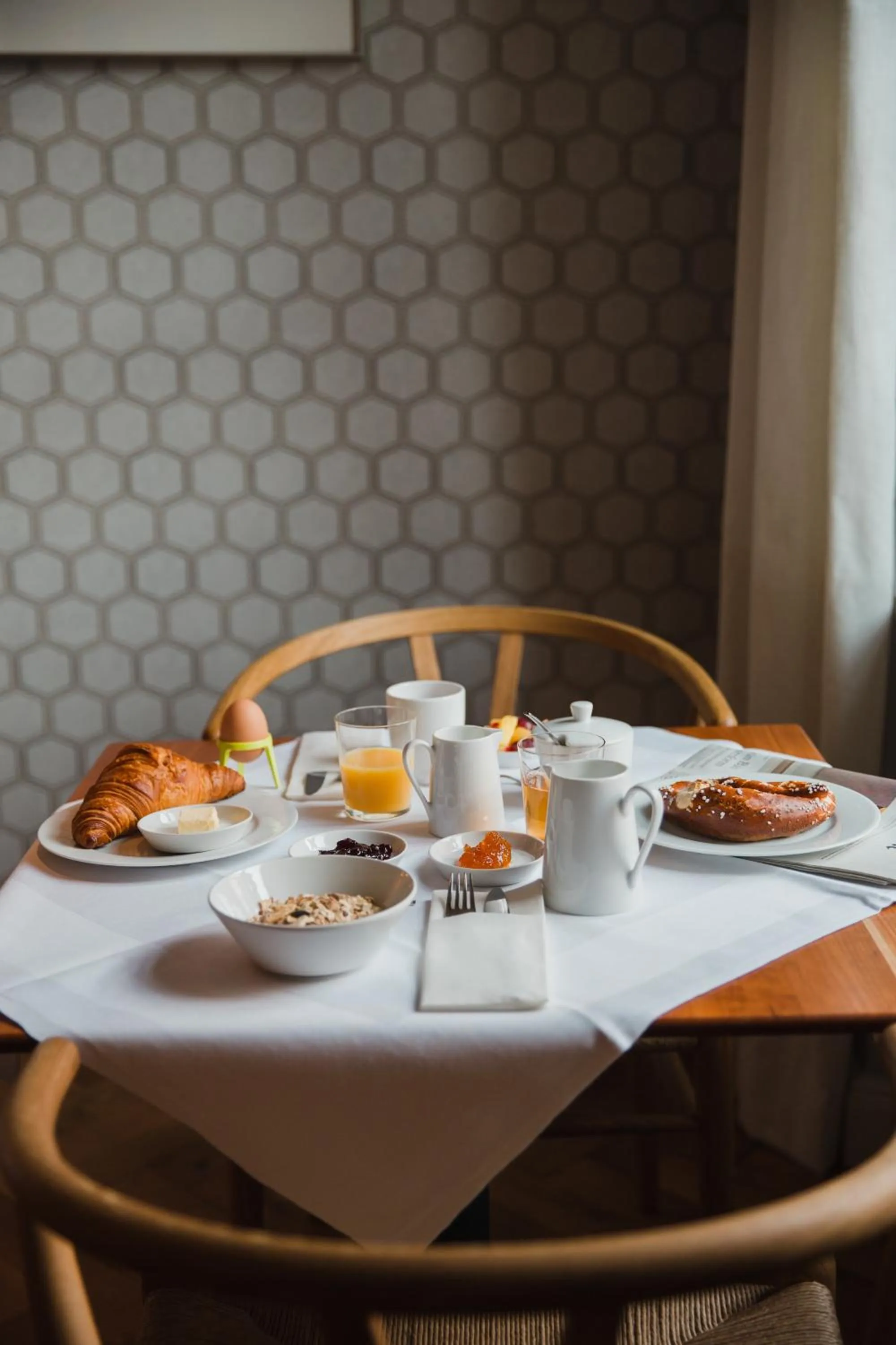 Breakfast in MOMA1890 Boutique Hotel