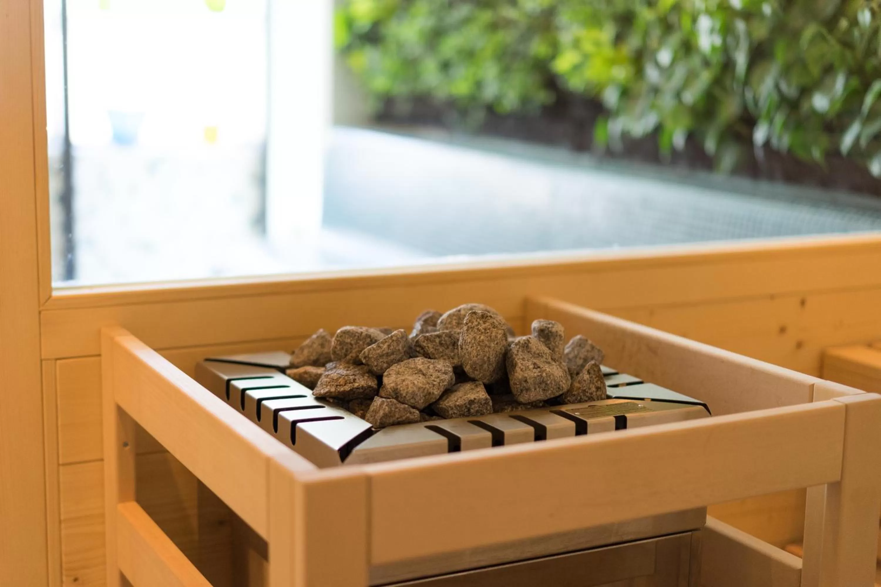 Sauna in Das Freiberg Romantikhotel