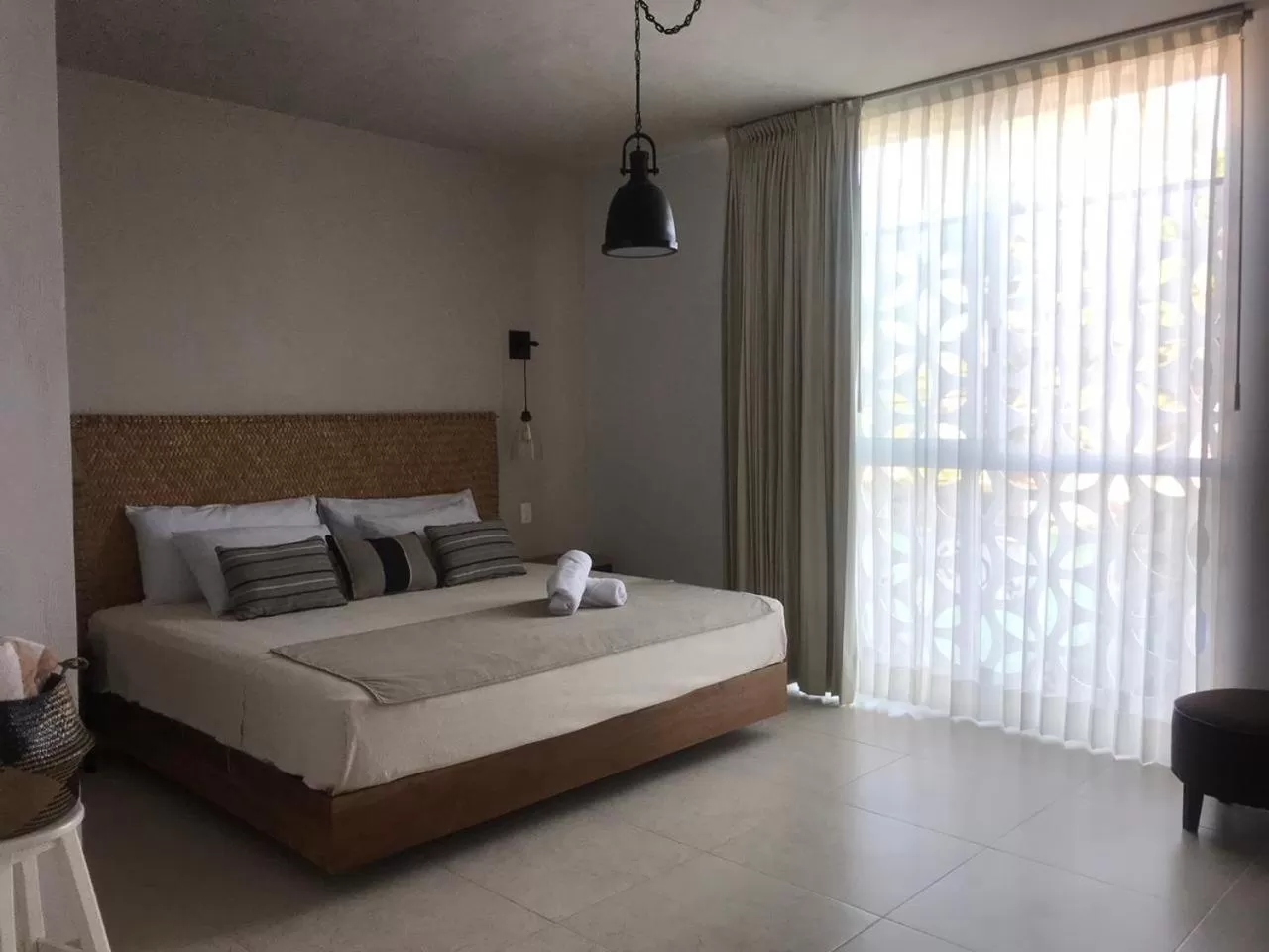 Bed in AGAM Hotel Boutique Bacalar - Adults Only