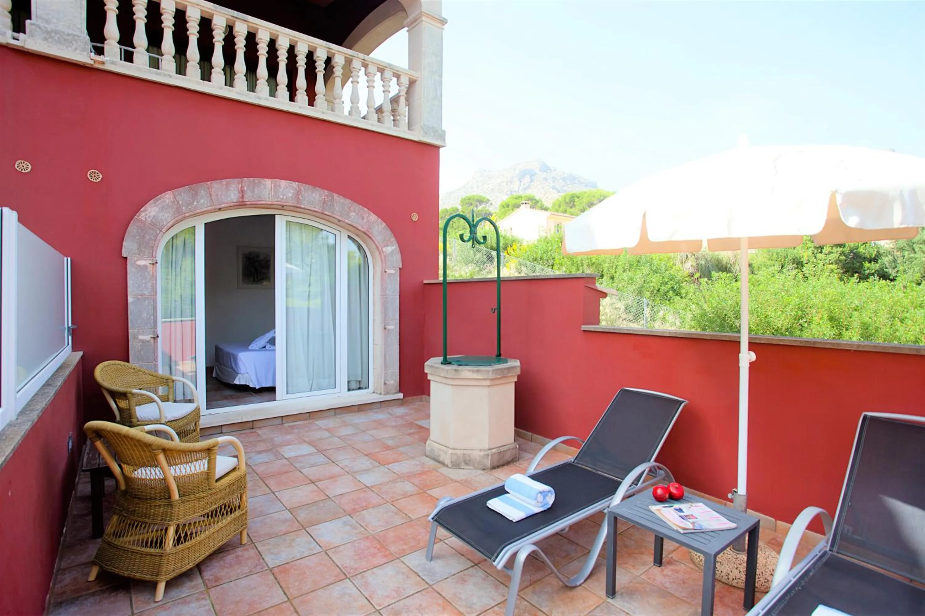 Balcony/Terrace in Hotel Cala Sant Vicenç - Adults Only