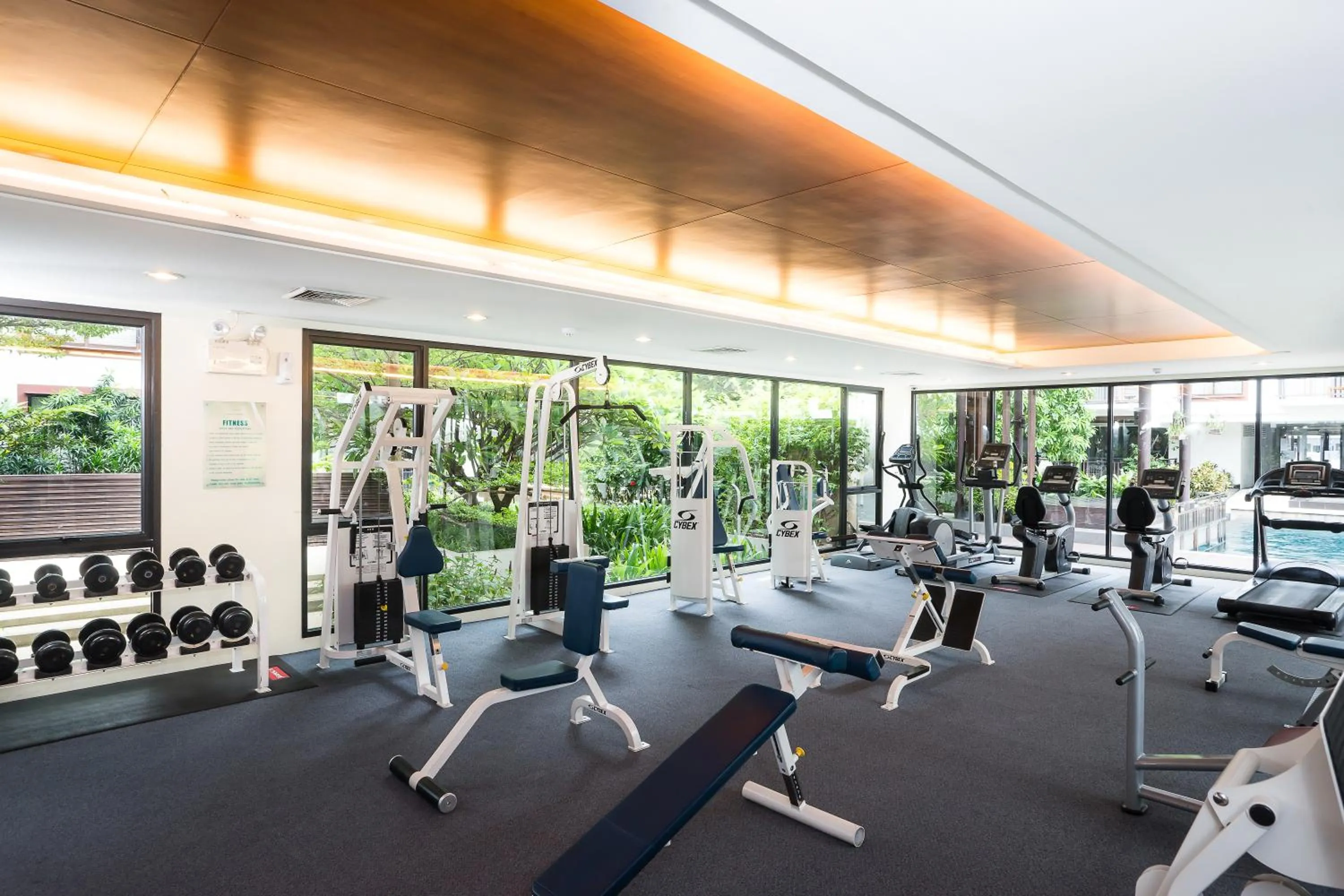 Fitness centre/facilities in Amanta Hotel & Residence Ratchada