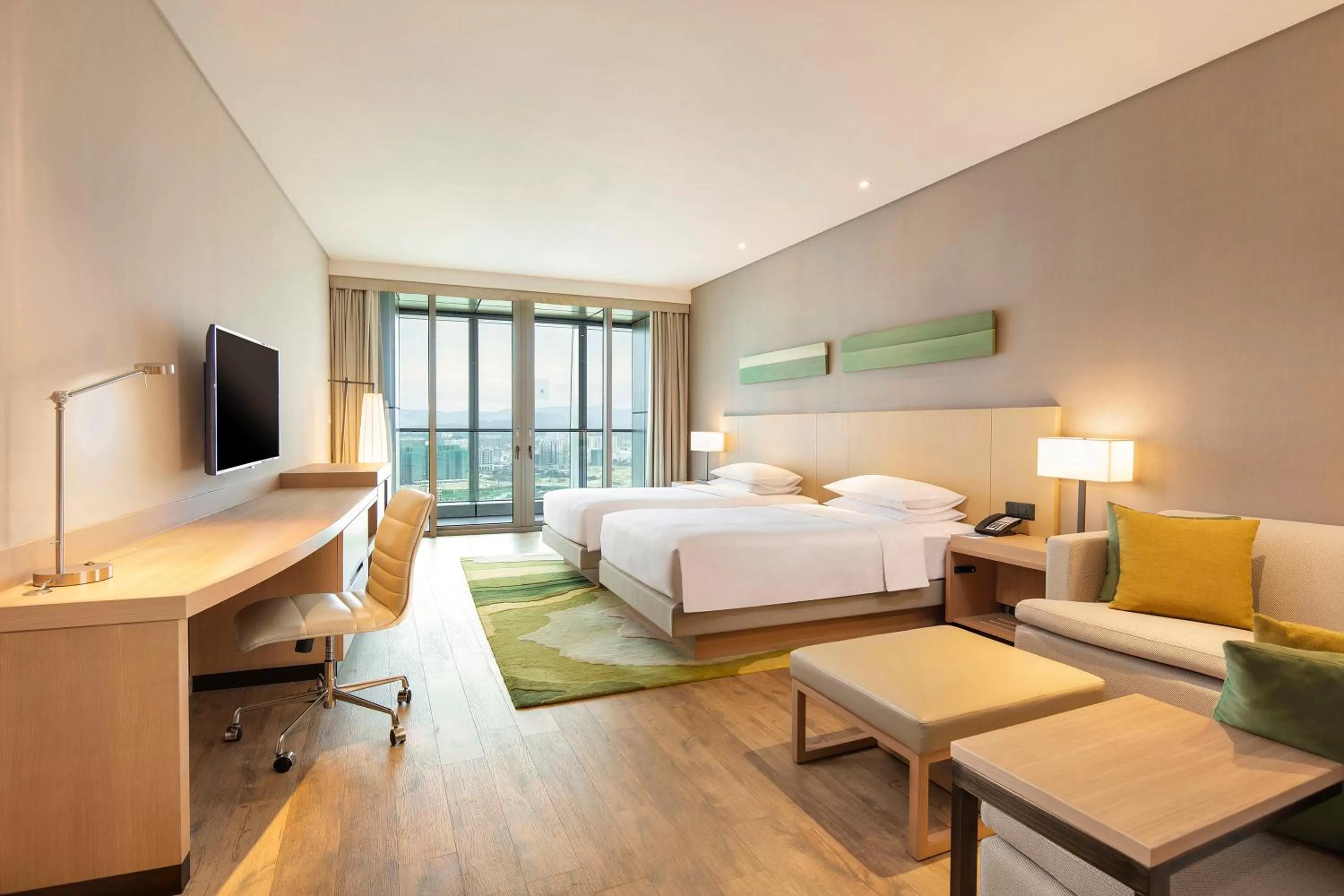 City view, Bed in Hyatt Place Sanya City Center