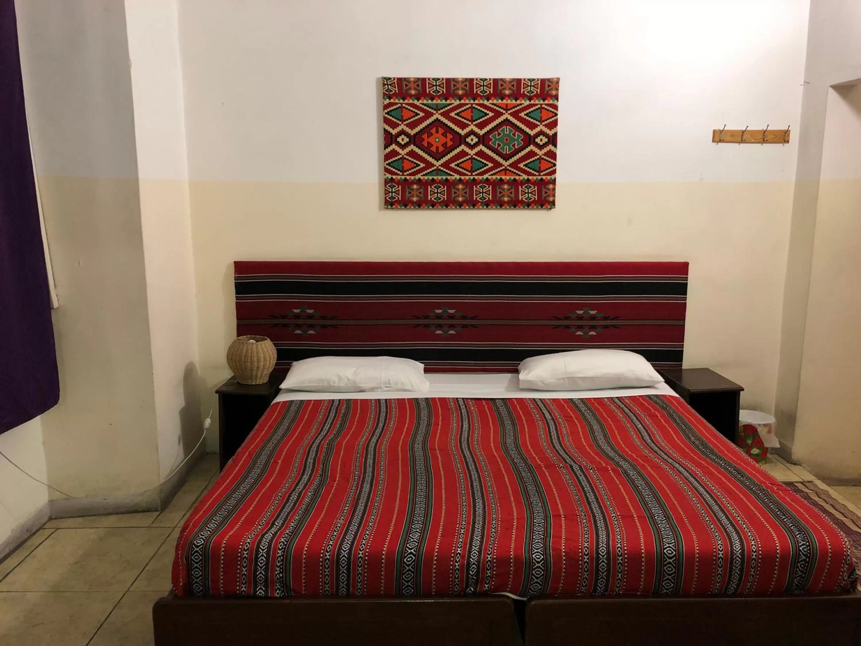 Bed in Amman Pasha Hotel