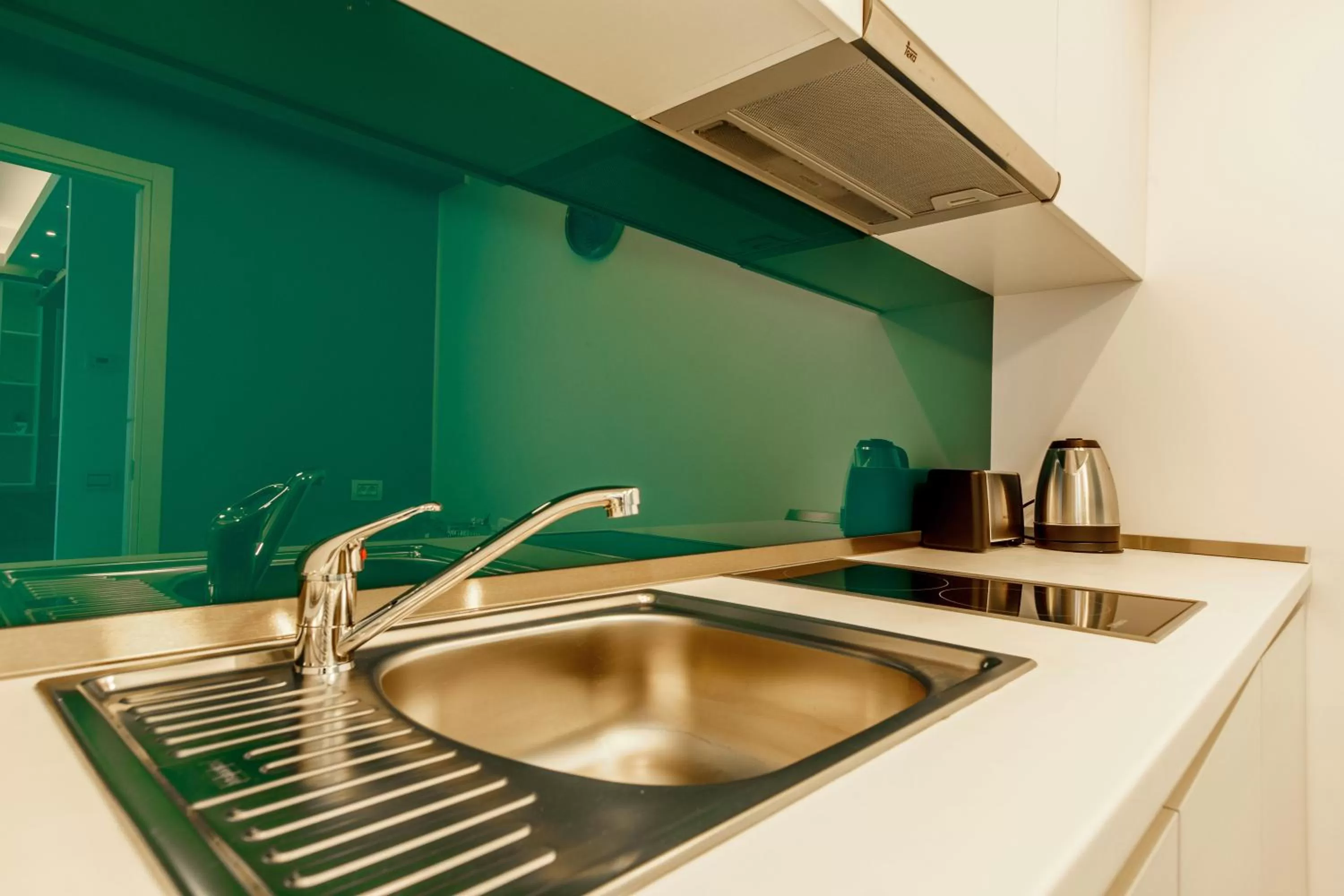 Kitchen or kitchenette in Mava Apartamente