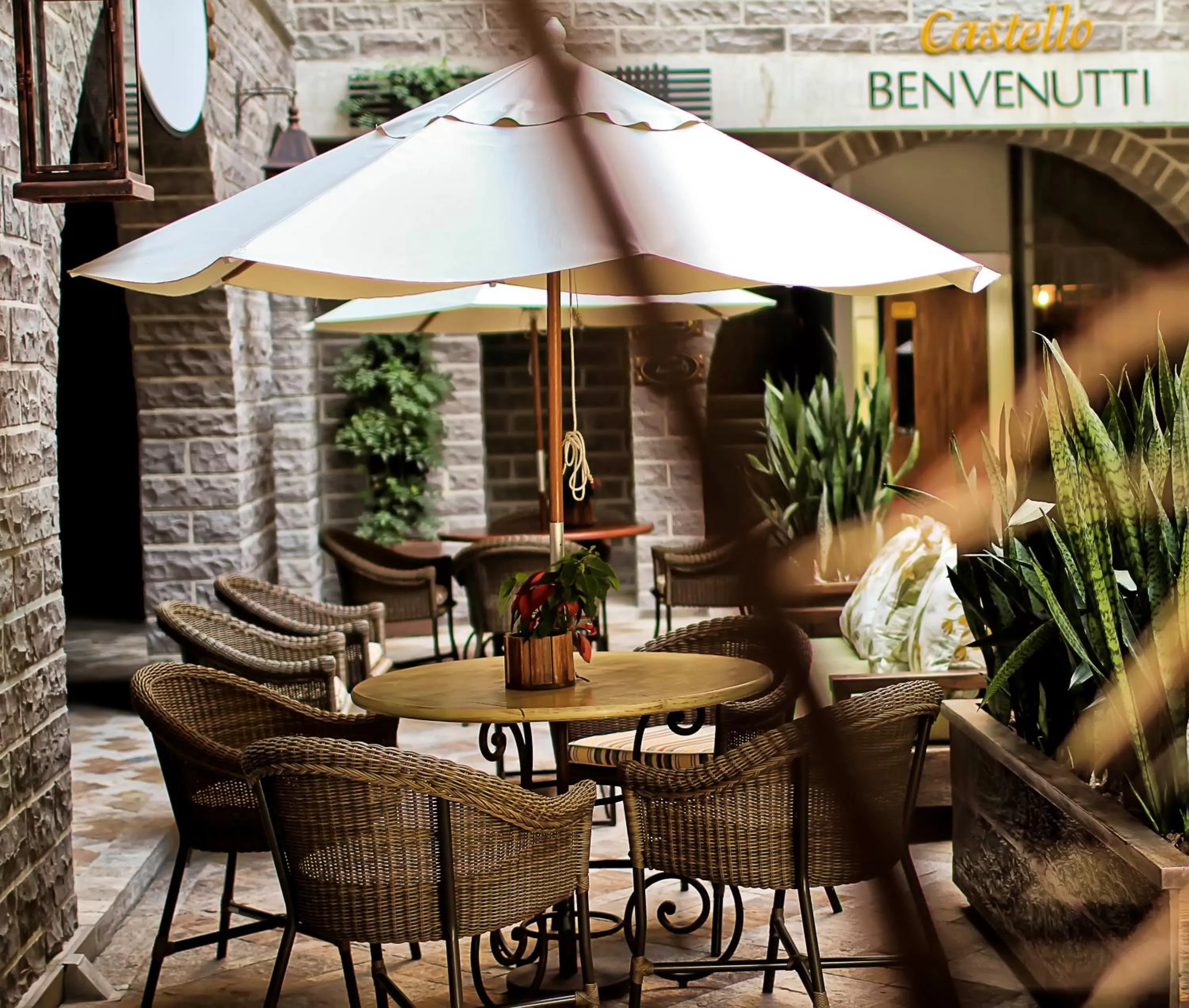 Patio in Pousada Castello Benvenutti