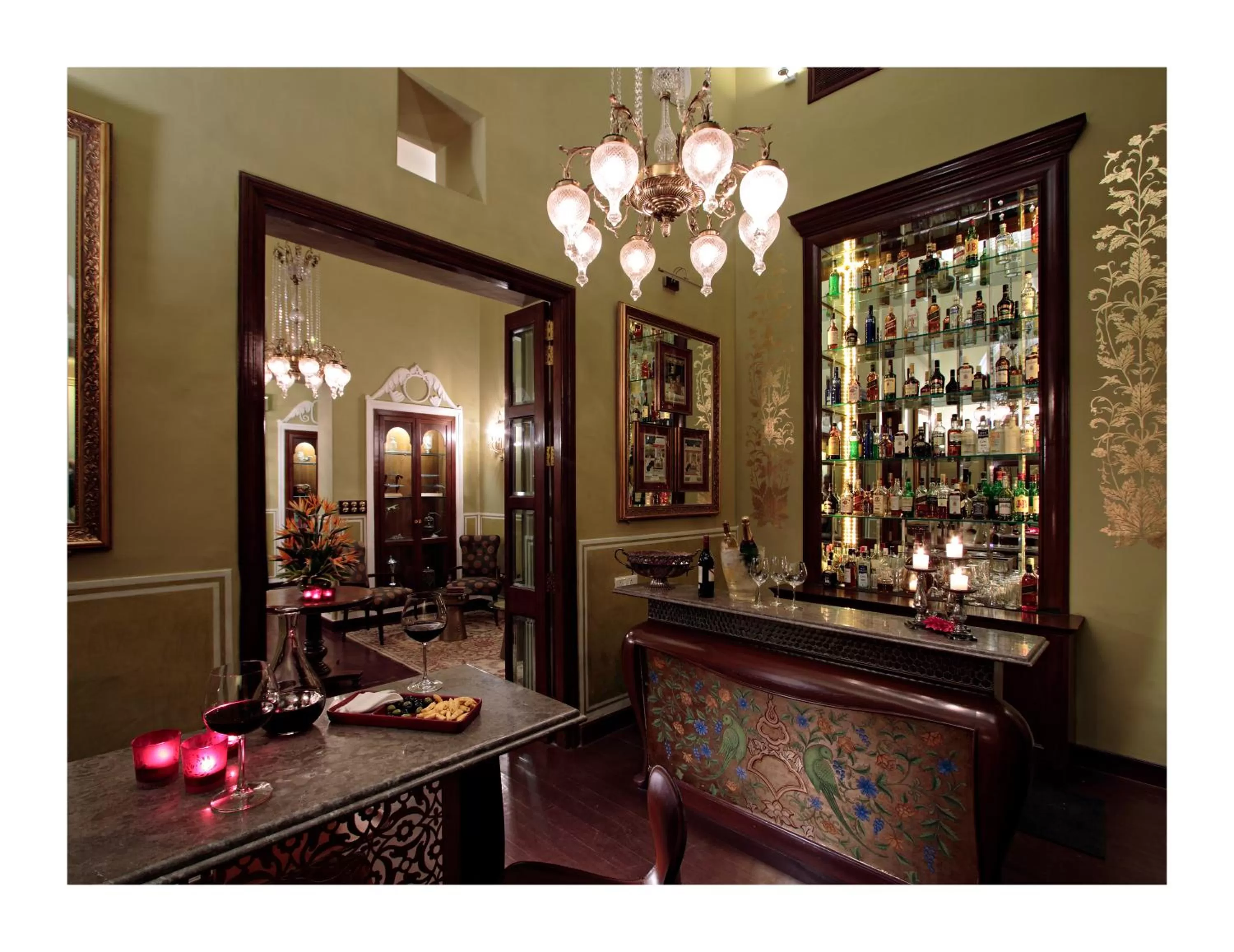 Lounge or bar in Samode Haveli