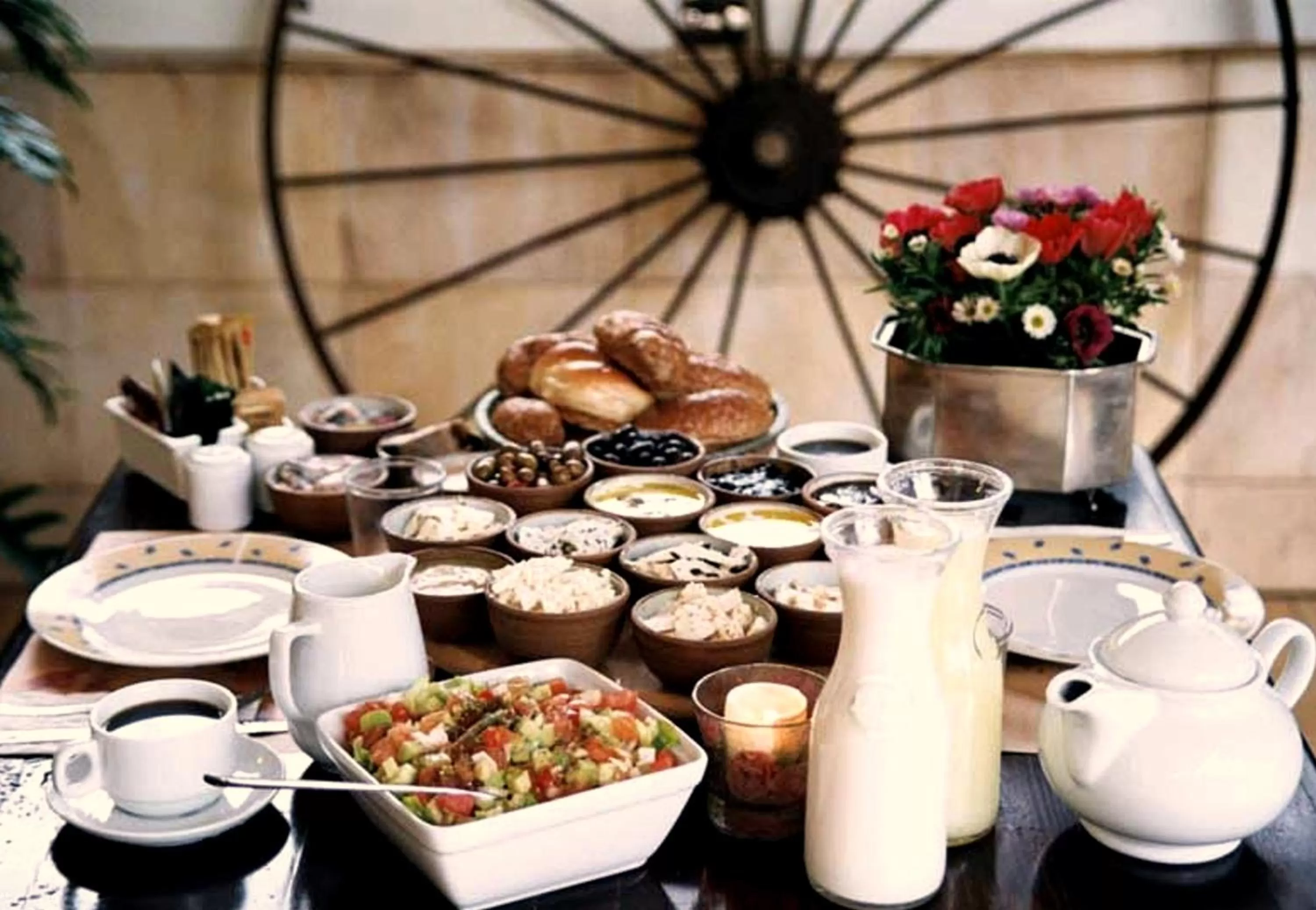 Breakfast in Beit Shalom Historical boutique Hotel