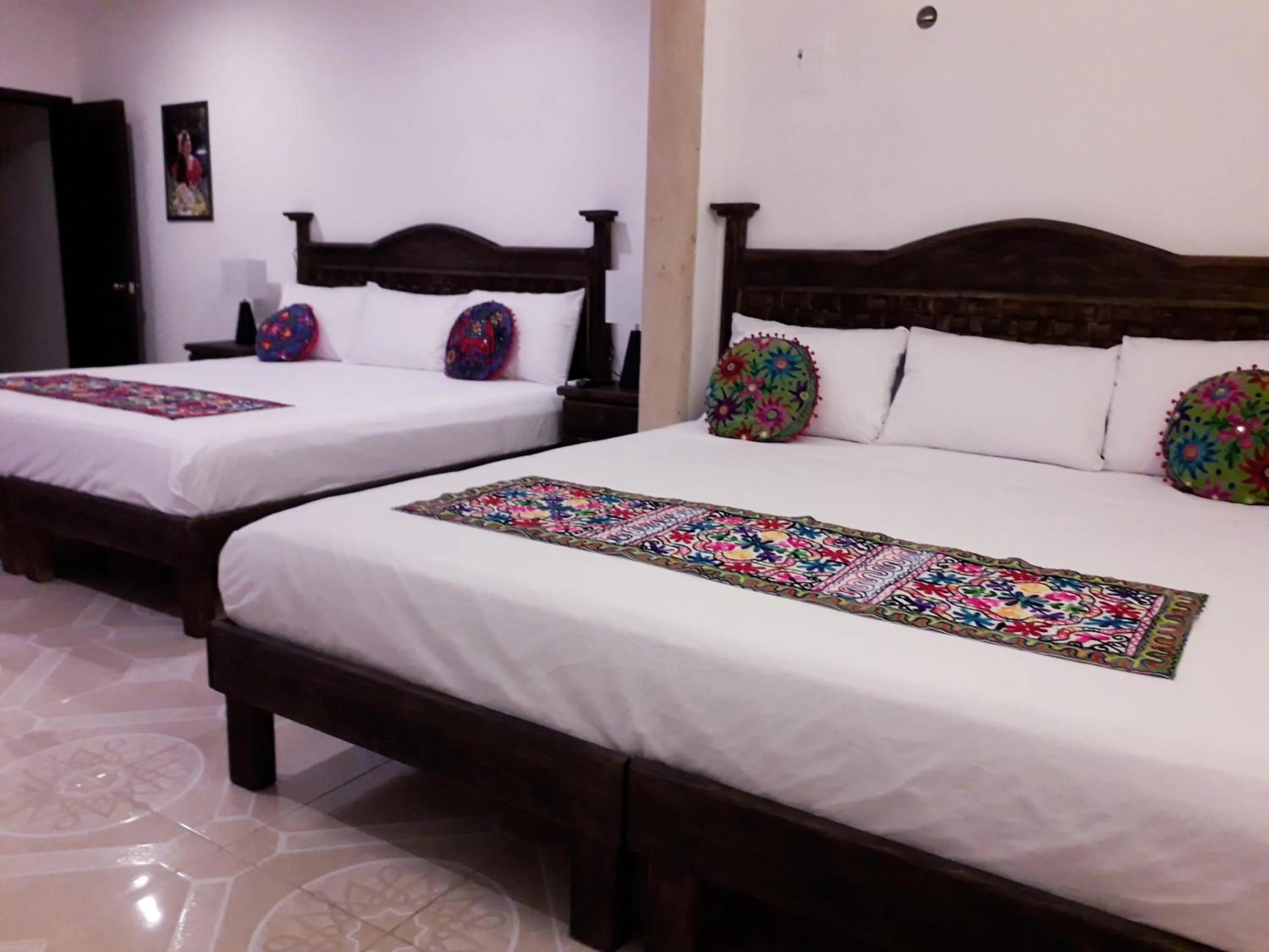 Bed in Hotel Peregrina