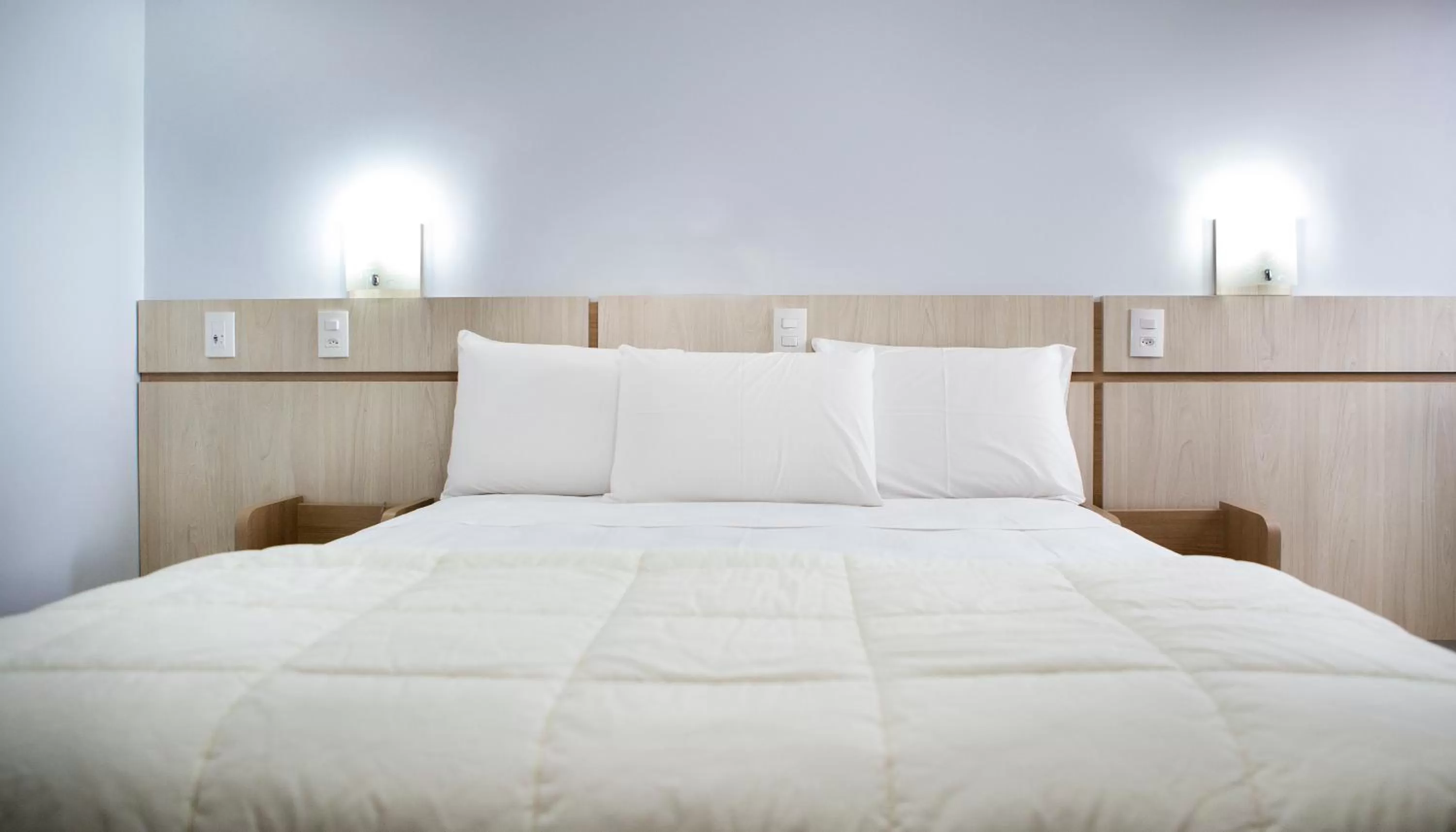 Bed in Hotel Baviera Iguassu