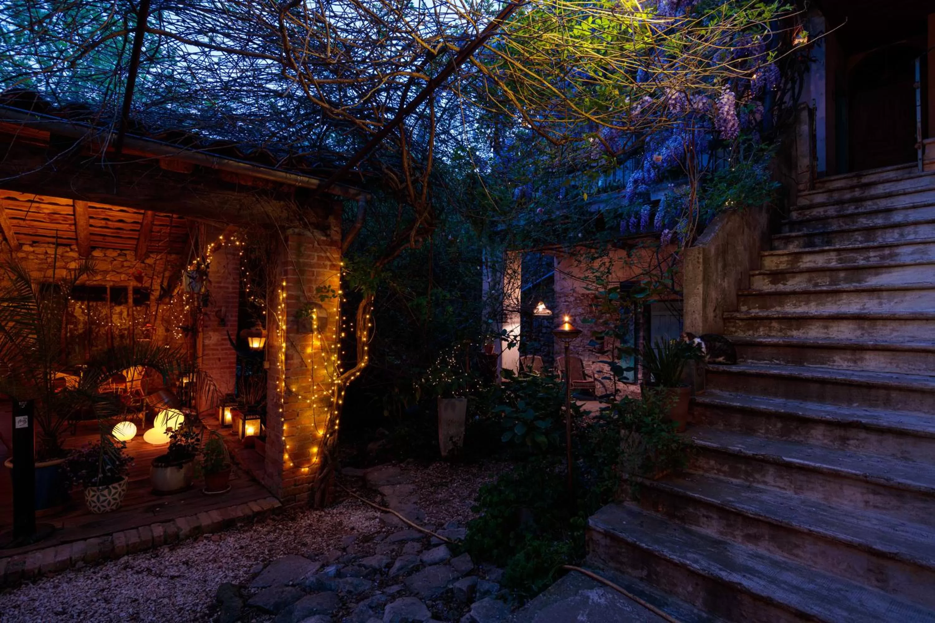 Patio in La Vieille Maison - Halte Gourmande