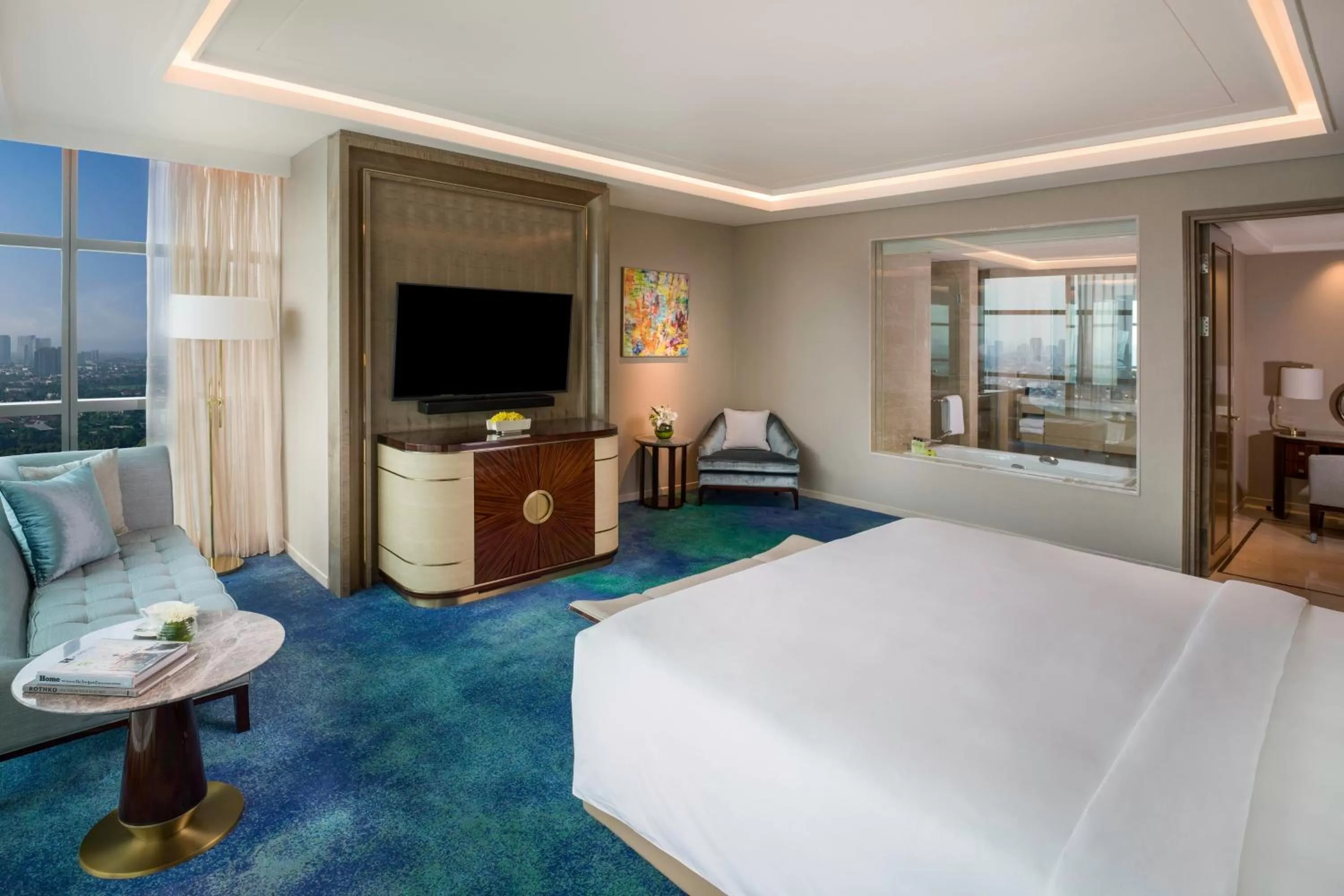 Photo of the whole room, Bed in InterContinental Hotels Jakarta Pondok Indah by IHG
