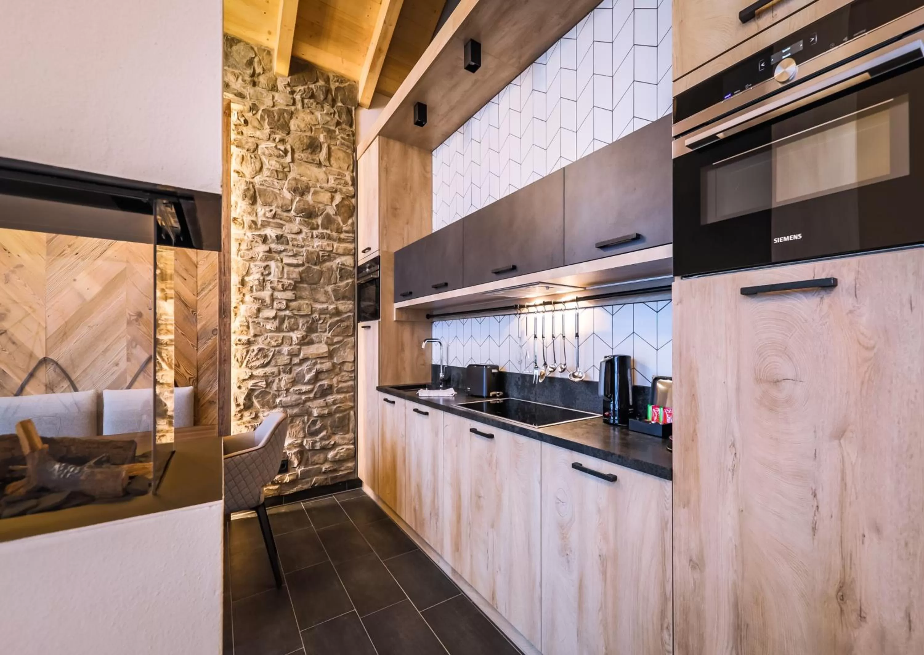 Kitchen or kitchenette in 24 by AvenidA - Mountain Hotel