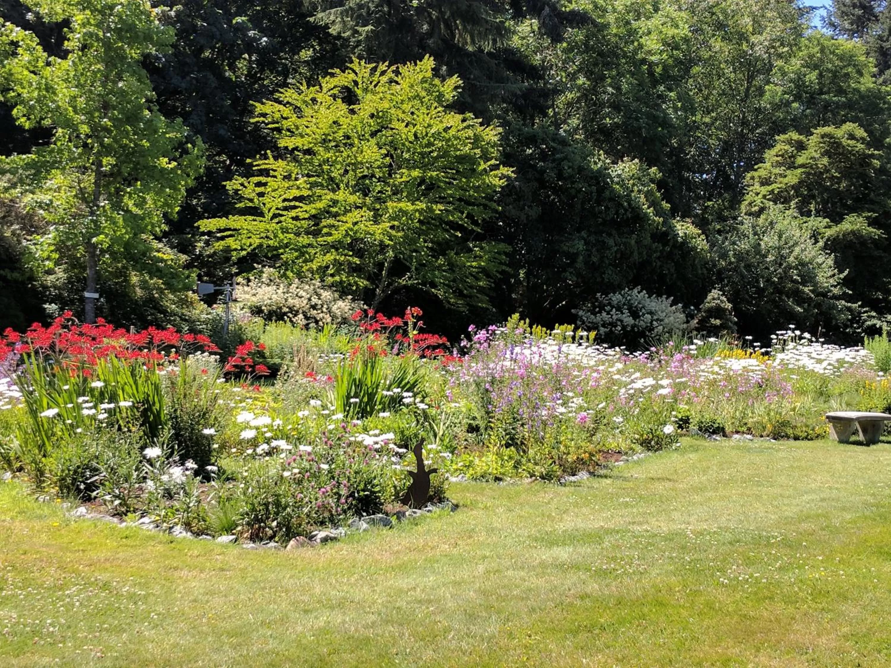 Spring, Garden in The Bluff on Whidbey