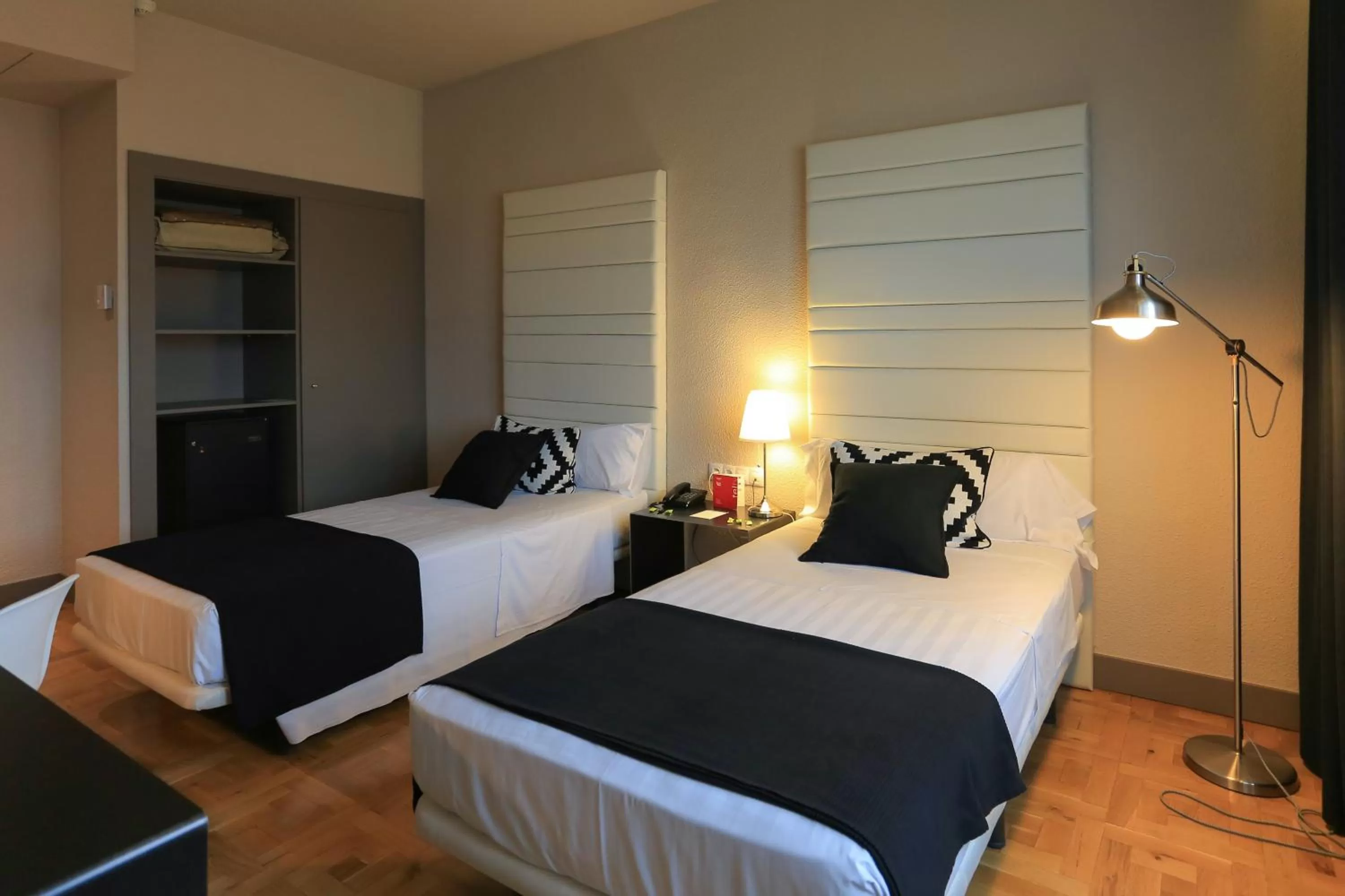 Bed in Habitus Hotel Leyre