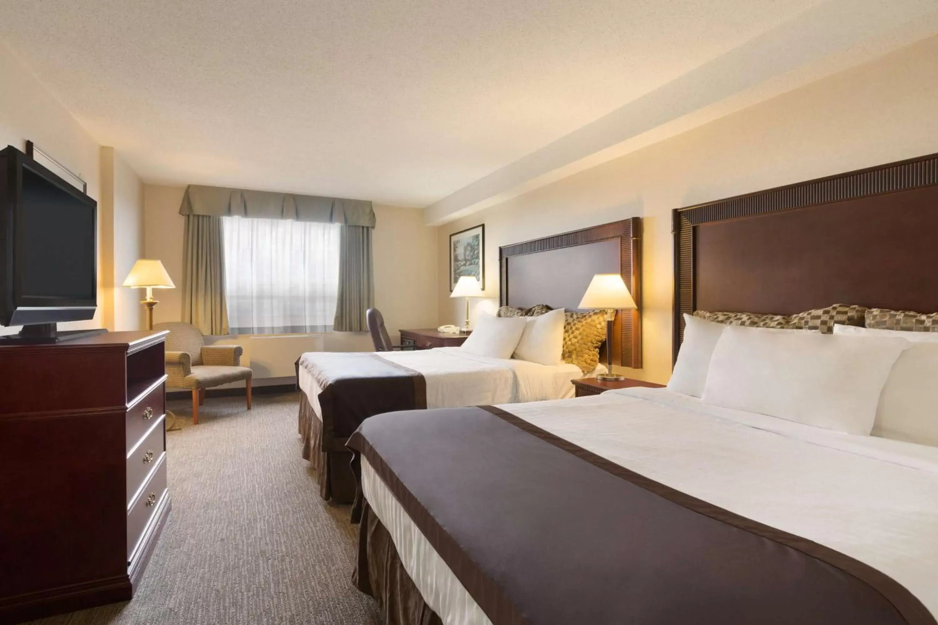 Queen Room with Two Queen Beds - Disability Access/Non-Smoking in Travelodge Hotel by Wyndham Vancouver Airport Queen Room with Two Queen Beds - Disability Access/Non-Smoking in Travelodge Hotel by Wyndham Vancouver Airport