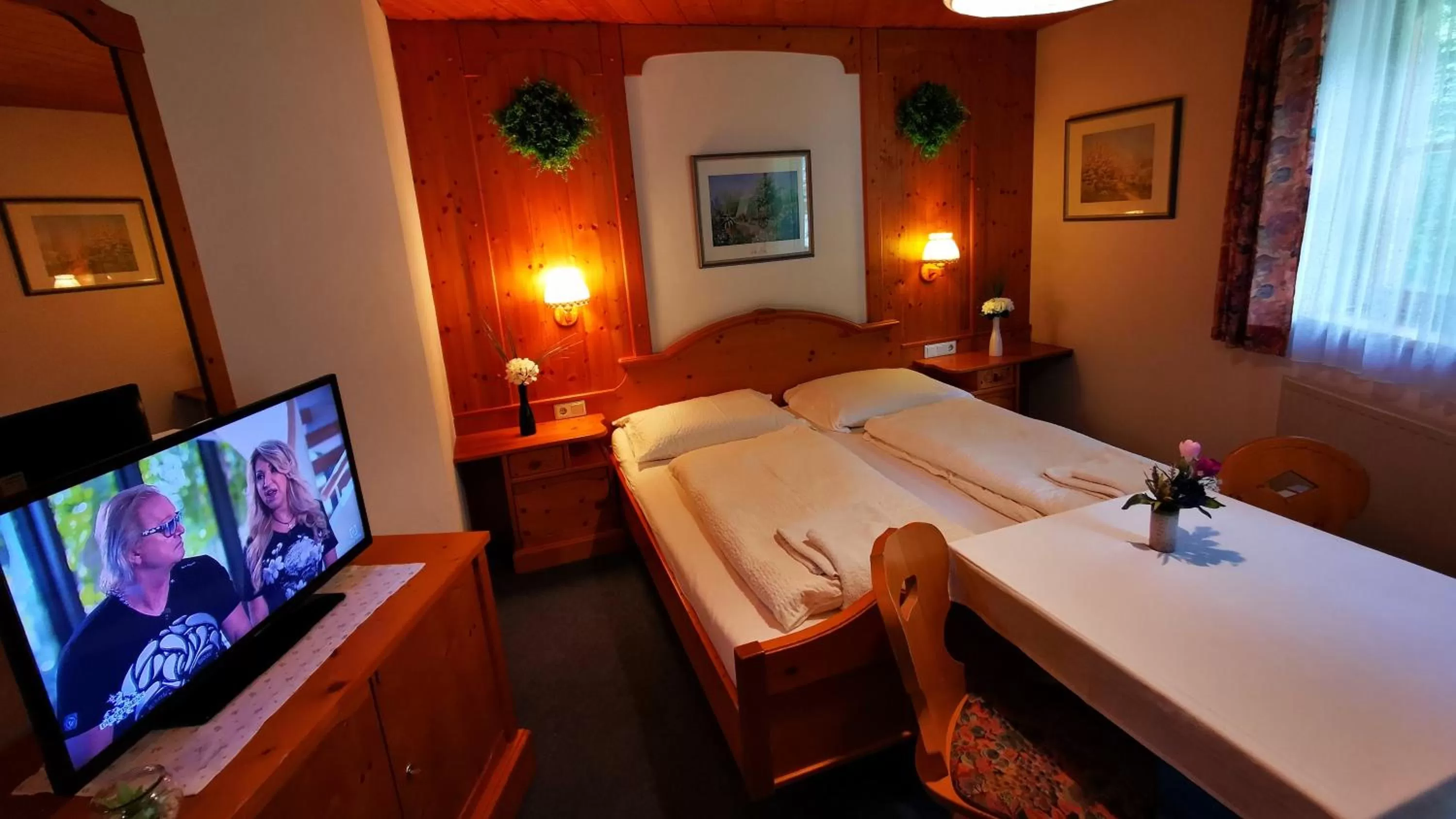 Bed in Gasthof Geronimo