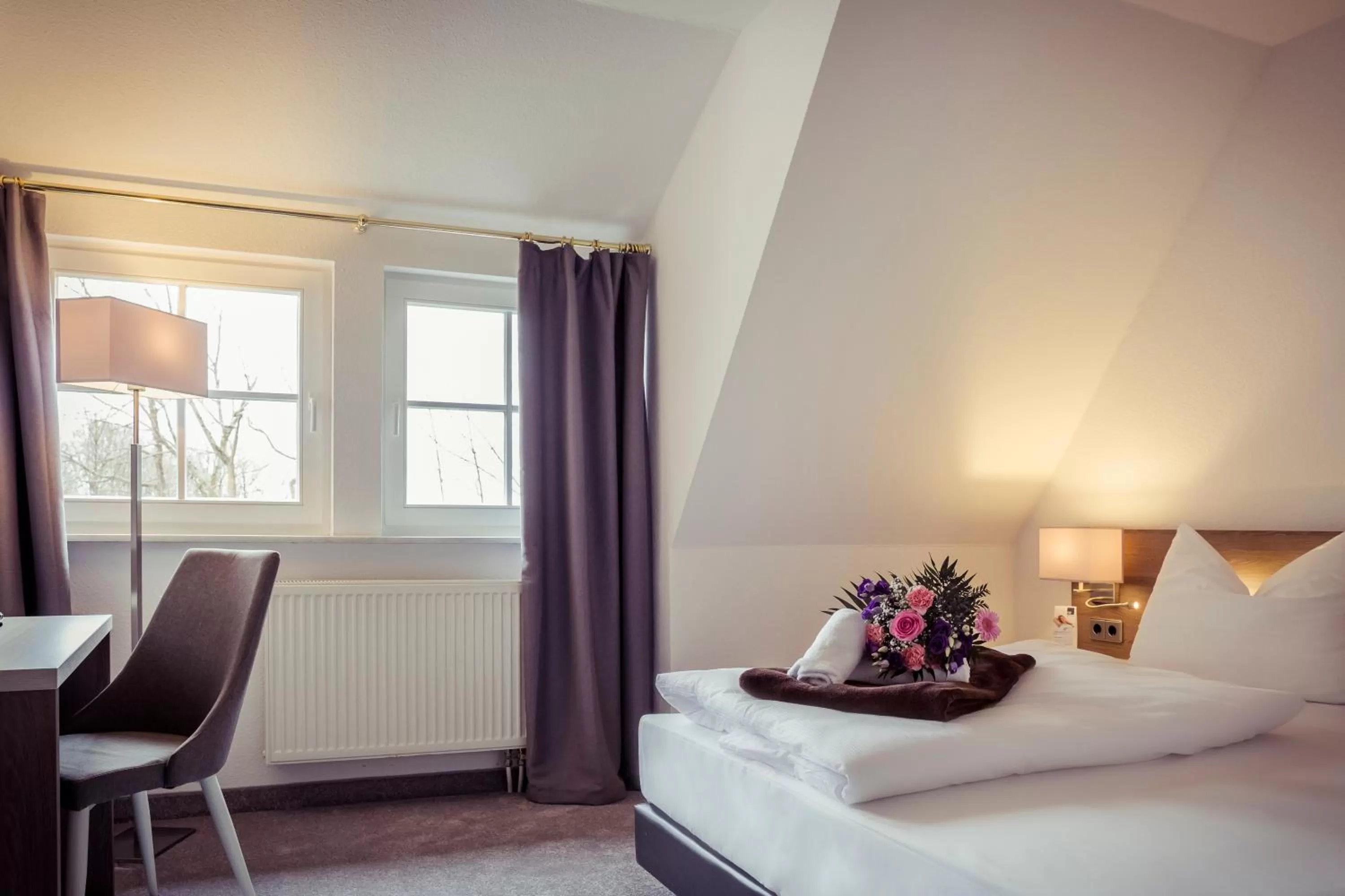 Photo of the whole room, Bed in Hotel am Rugard