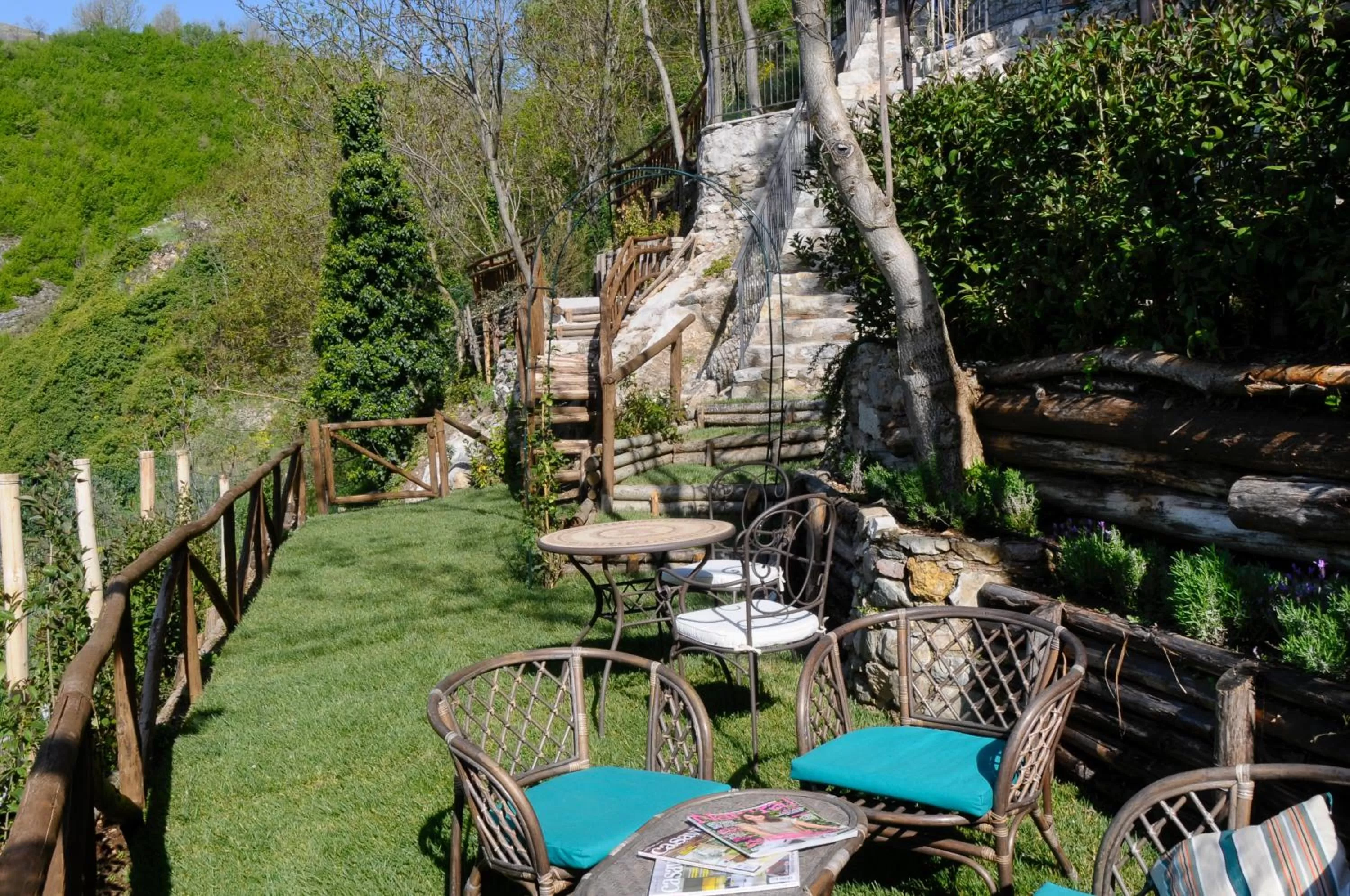 Garden in B&B La Voce del Fiume Dimora storica di Charme