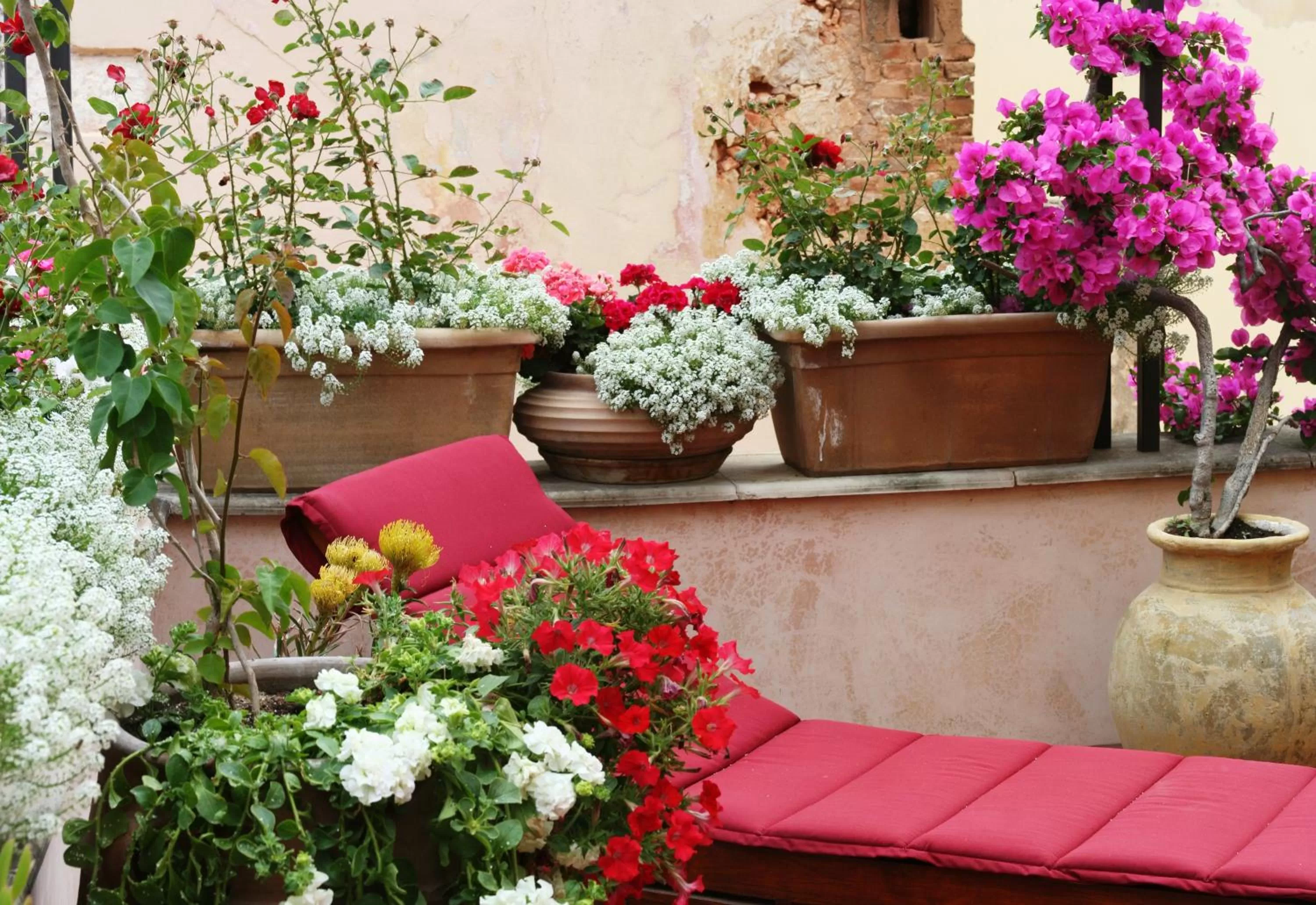 Patio in Ionas Boutique Hotel
