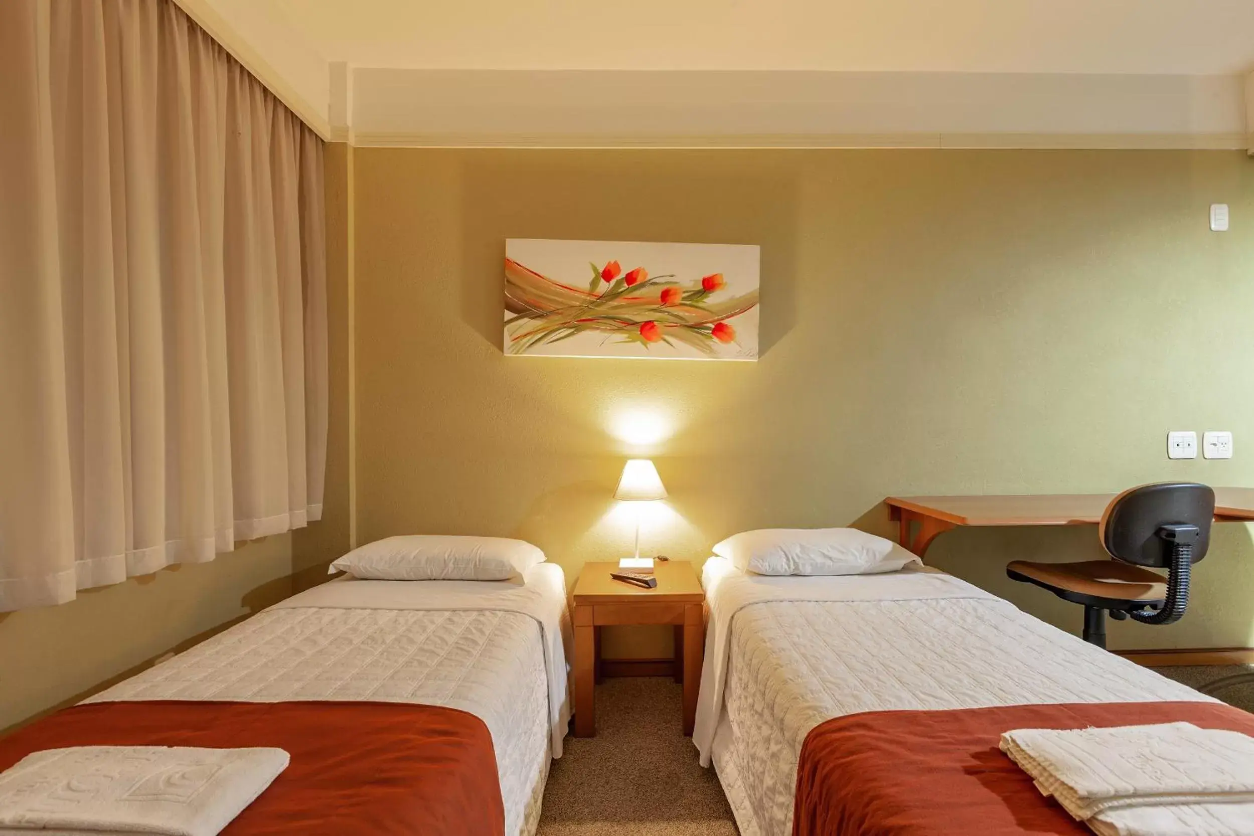 Superior Twin Room in Tri Hotel Executive Caxias Superior Twin Room in Tri Hotel Executive Caxias