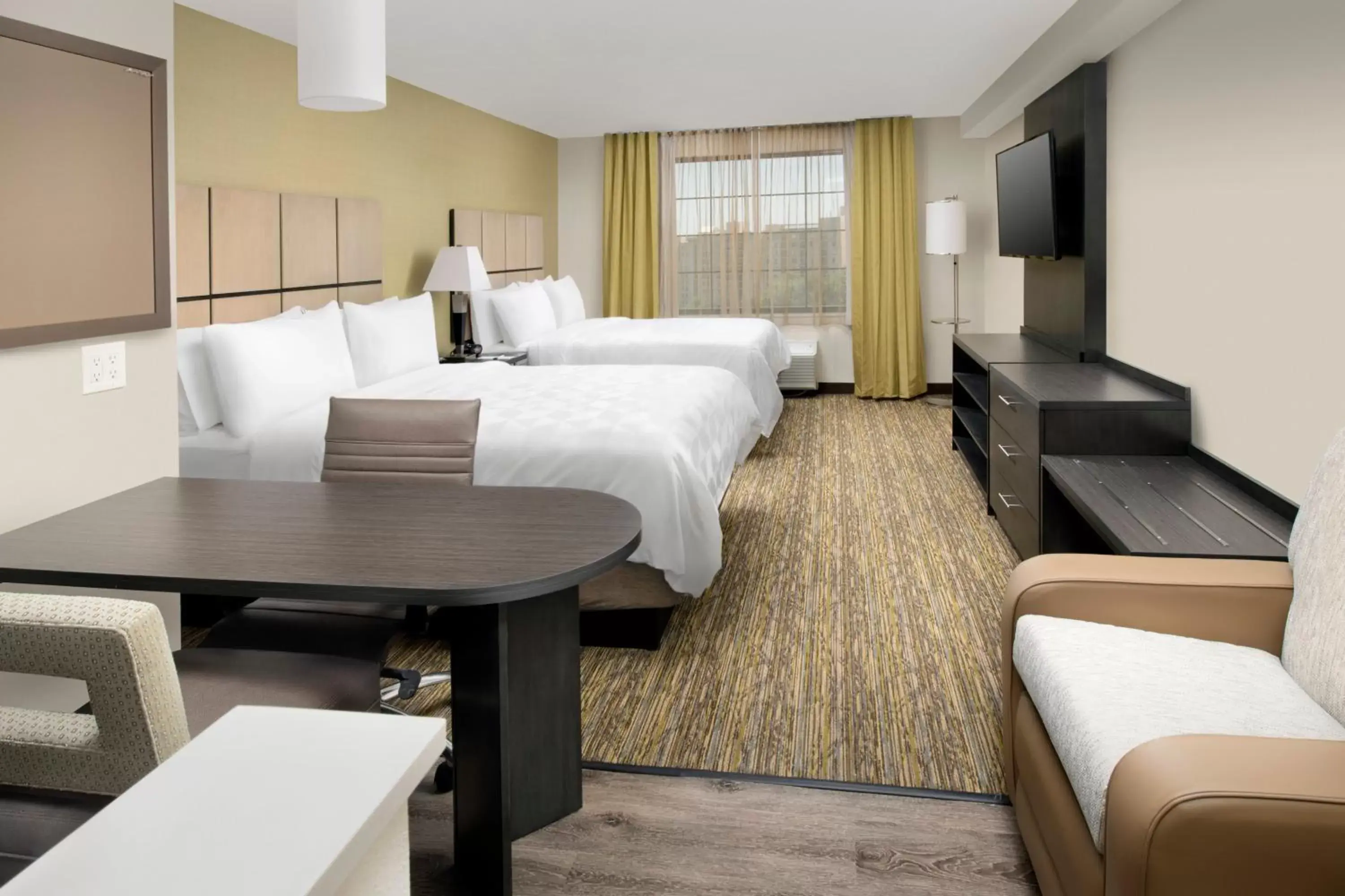 Queen Studio Suite with Two Queen Beds - Mobility Access Roll in Shower/Non-Smoking in Candlewood Suites Alexandria West by IHG Queen Studio Suite with Two Queen Beds - Mobility Access Roll in Shower/Non-Smoking in Candlewood Suites Alexandria West by IHG
