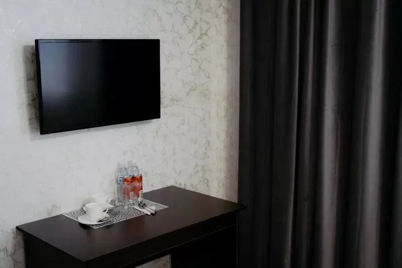 Communal lounge/ TV room, TV/Entertainment Center in Rush Hotel