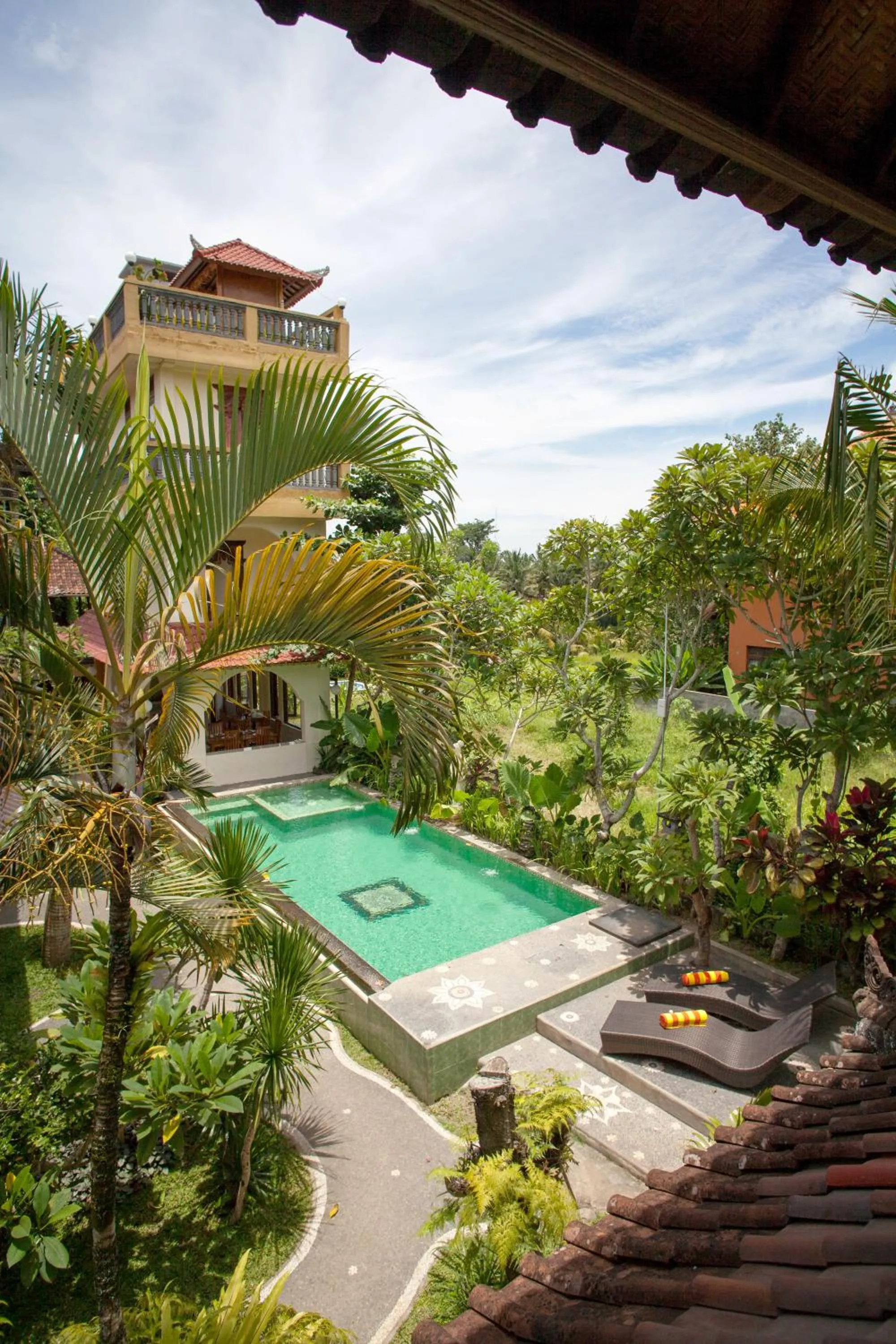 Property building in Ubud Kerta City Hotel