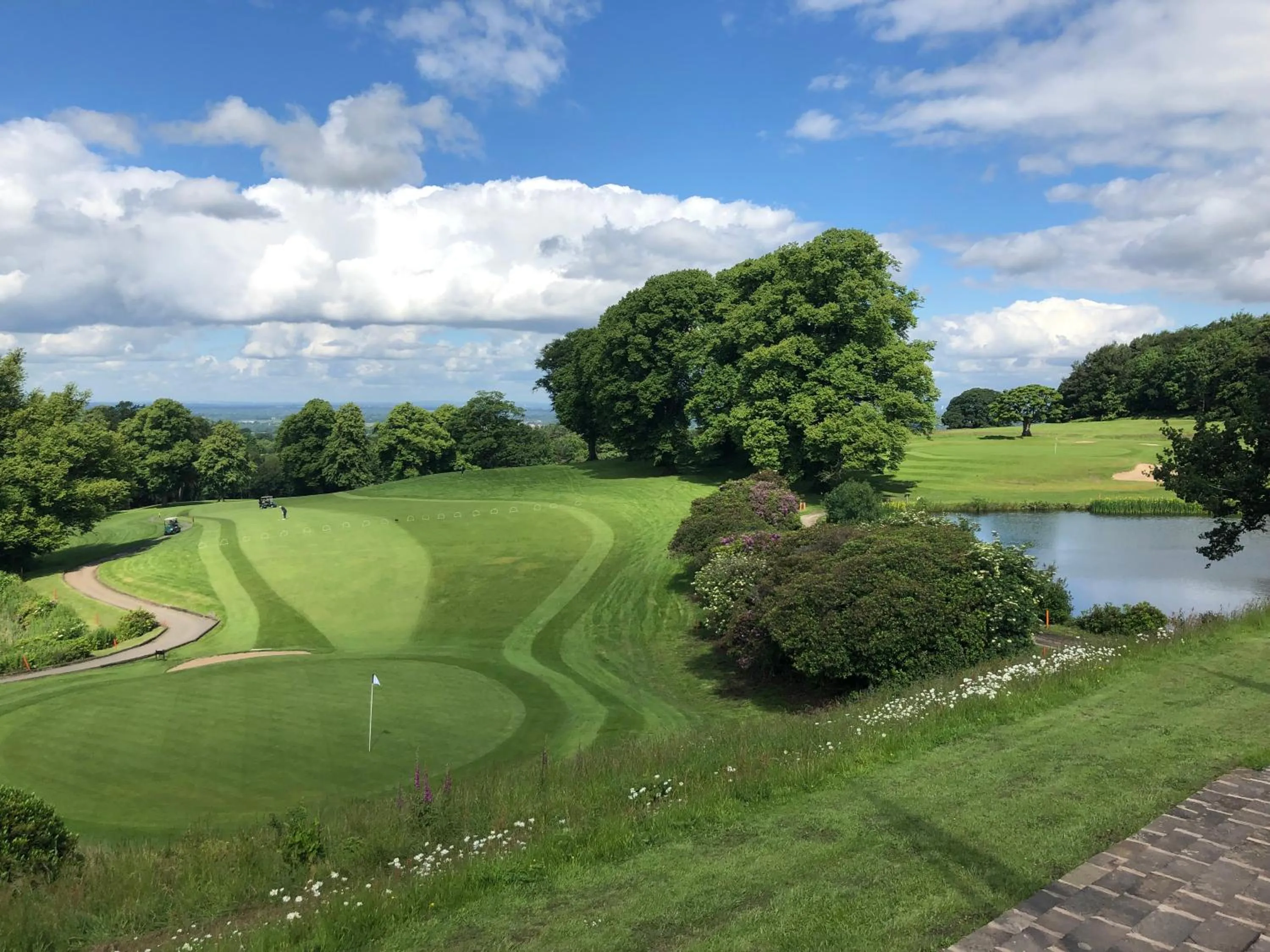 Golfcourse in Shrigley Hall Hotel