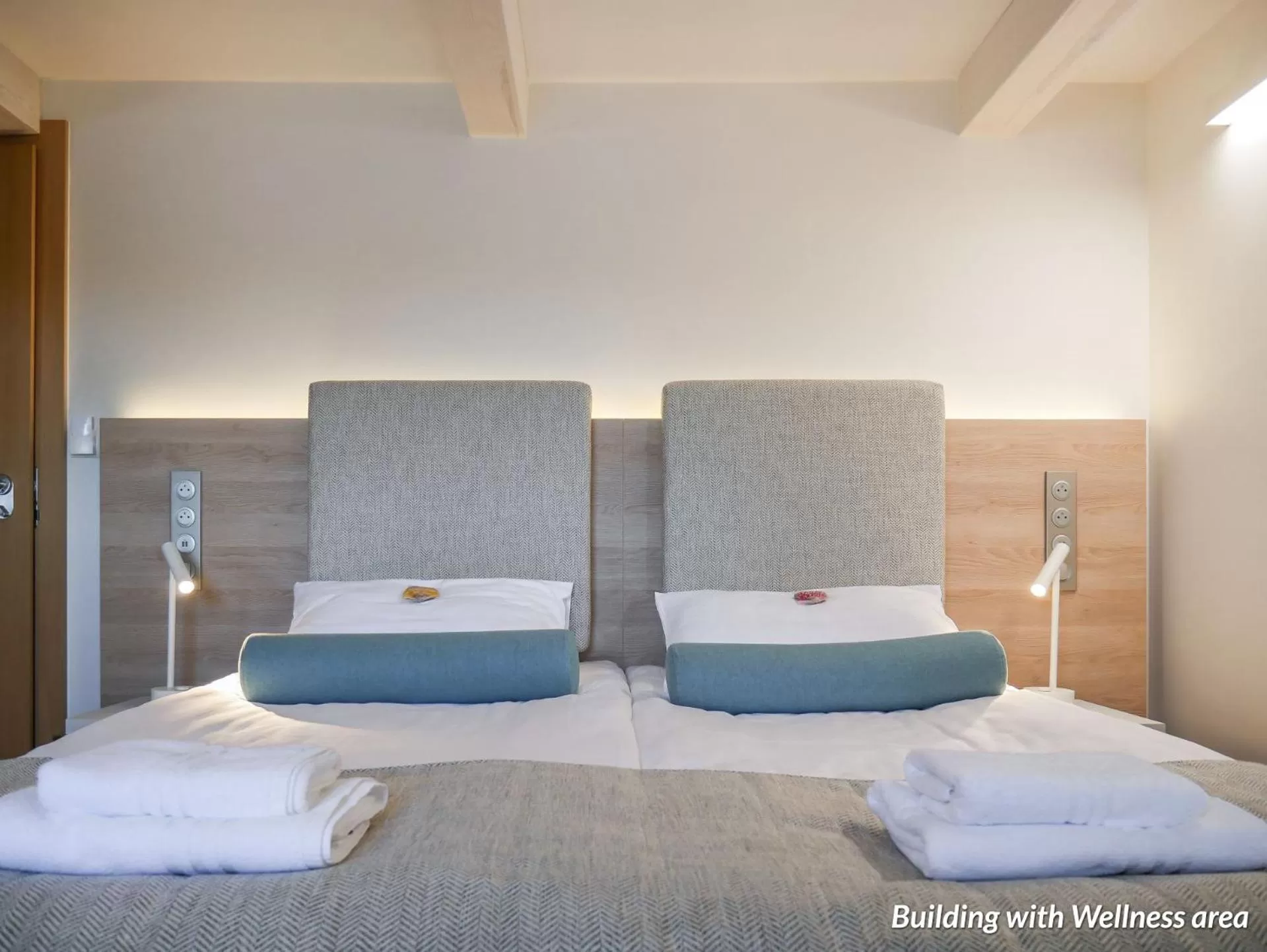 Bed in Hotel Spichrz