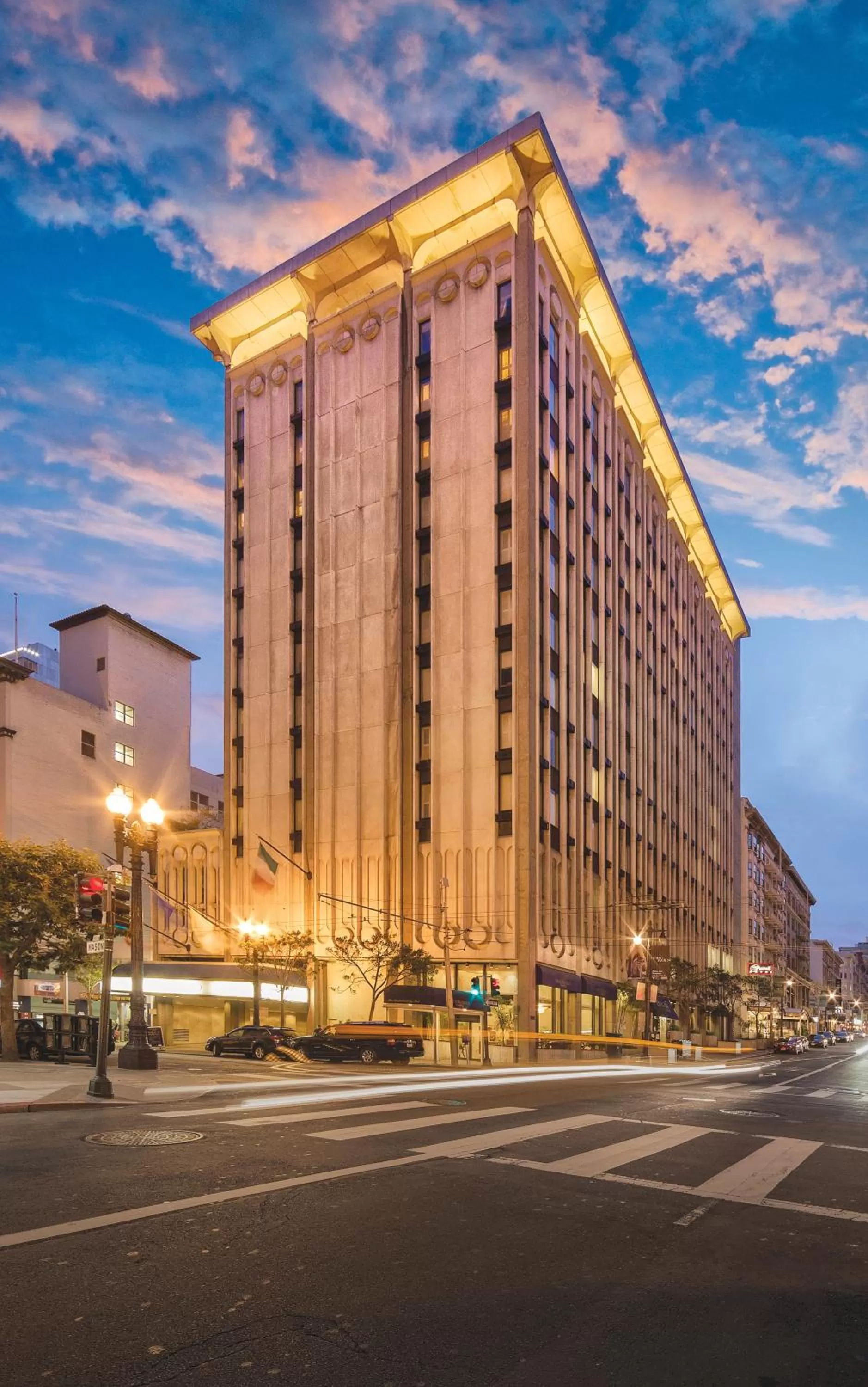 Property building in The Donatello Hotel
