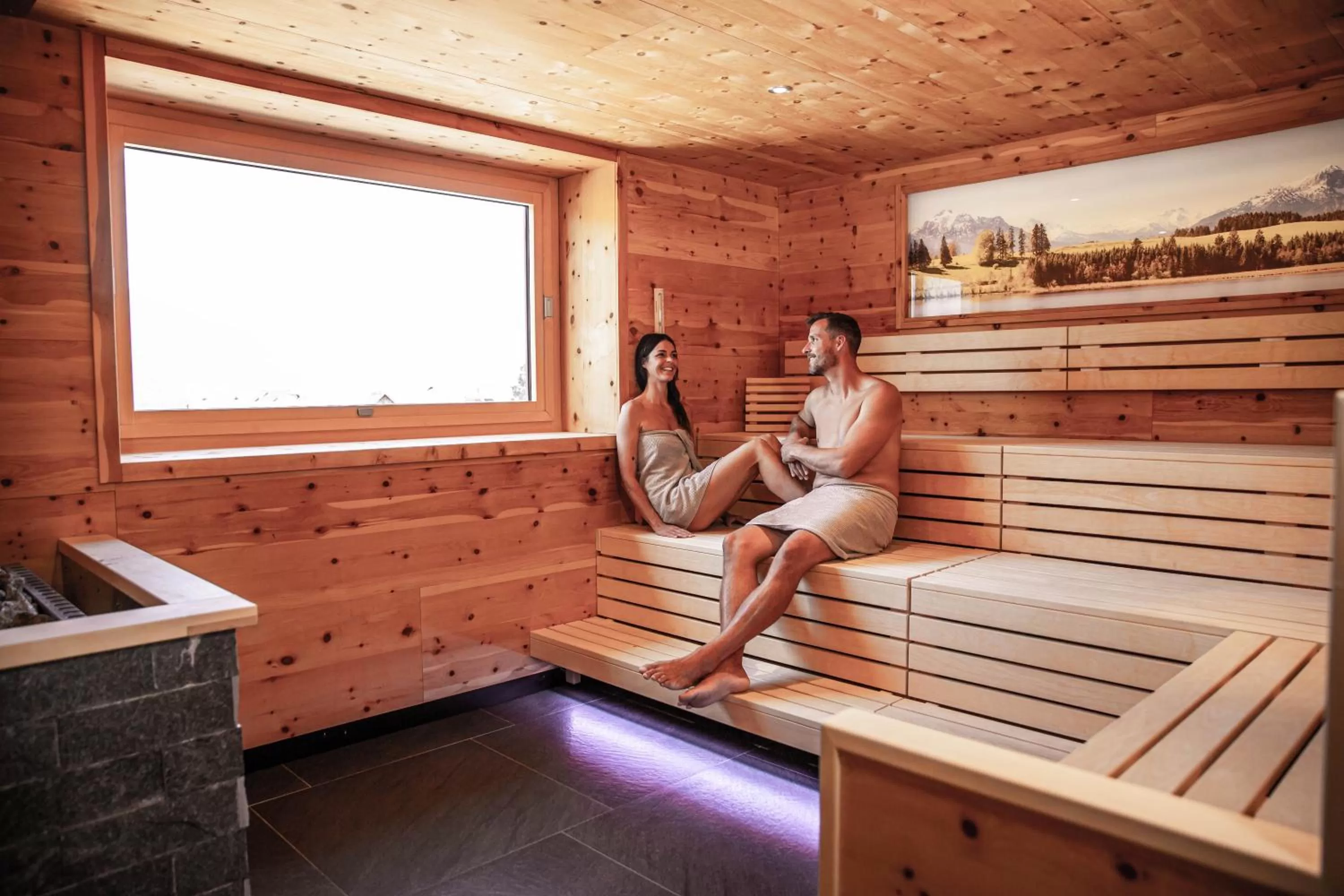 Sauna in Grizzly Sport & Motorrad Resort