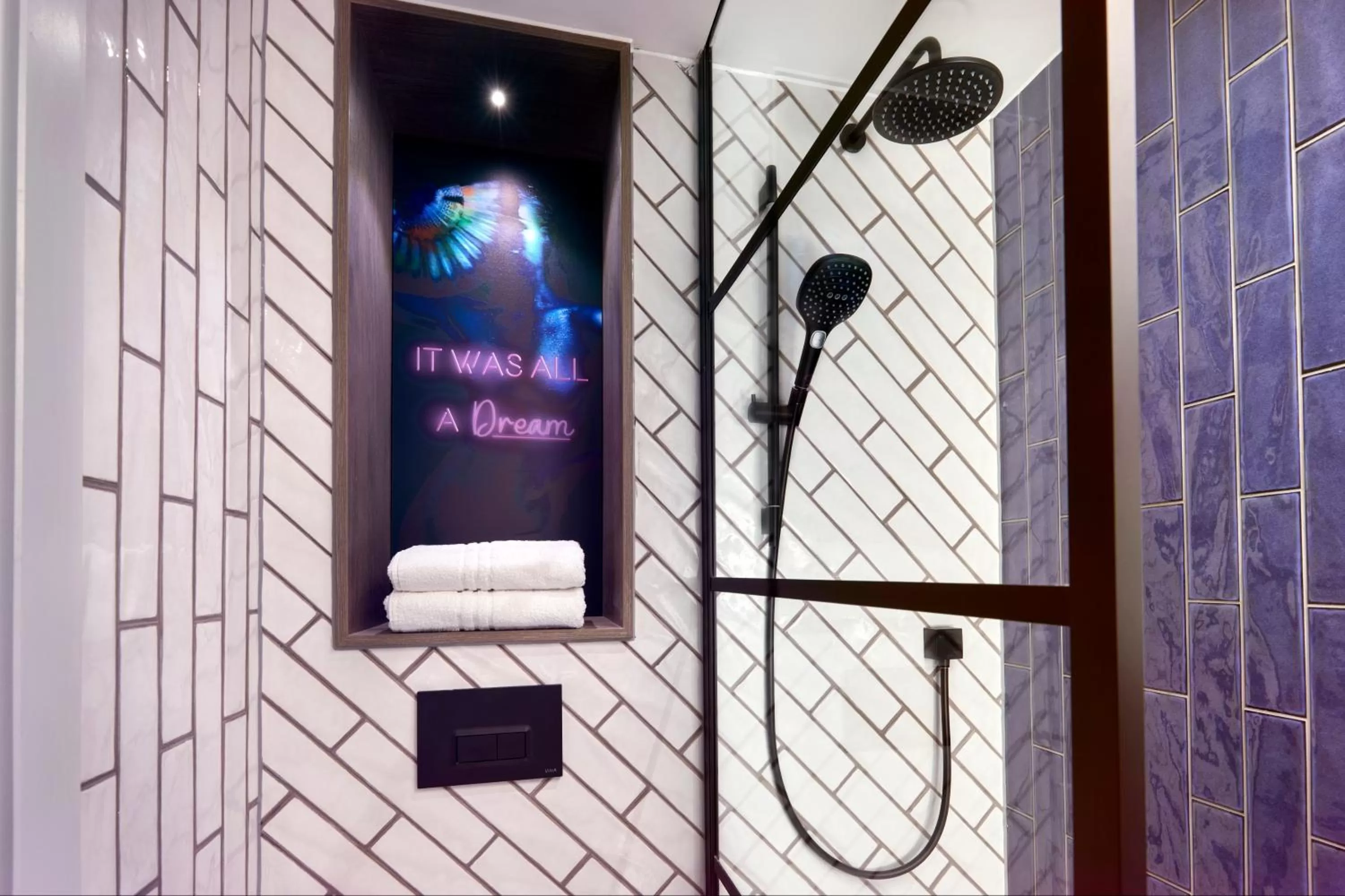 Bathroom in NYX Hotel London Holborn by Leonardo Hotels