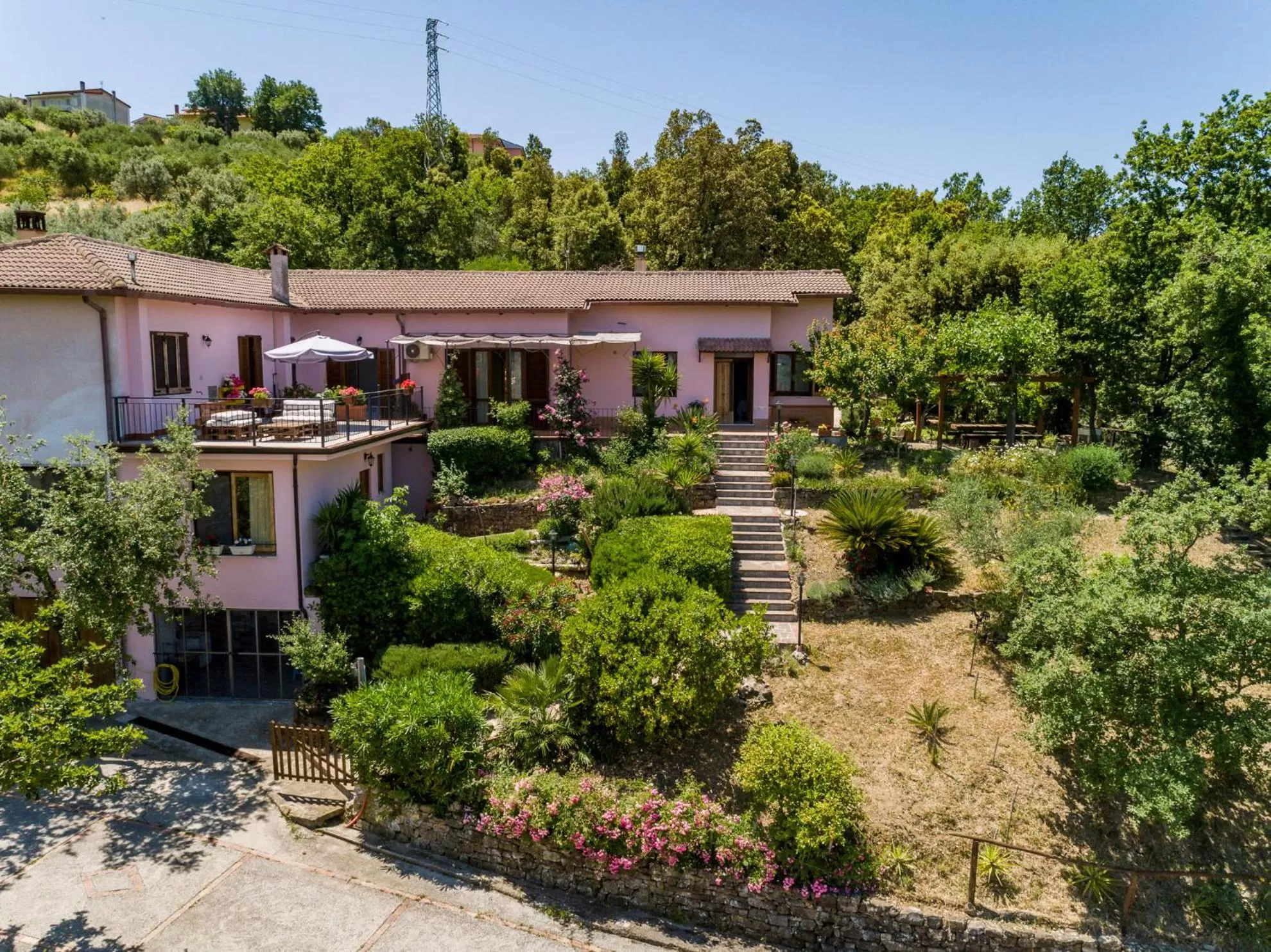 Garden in B&B Albachiara Casa di Campagna
