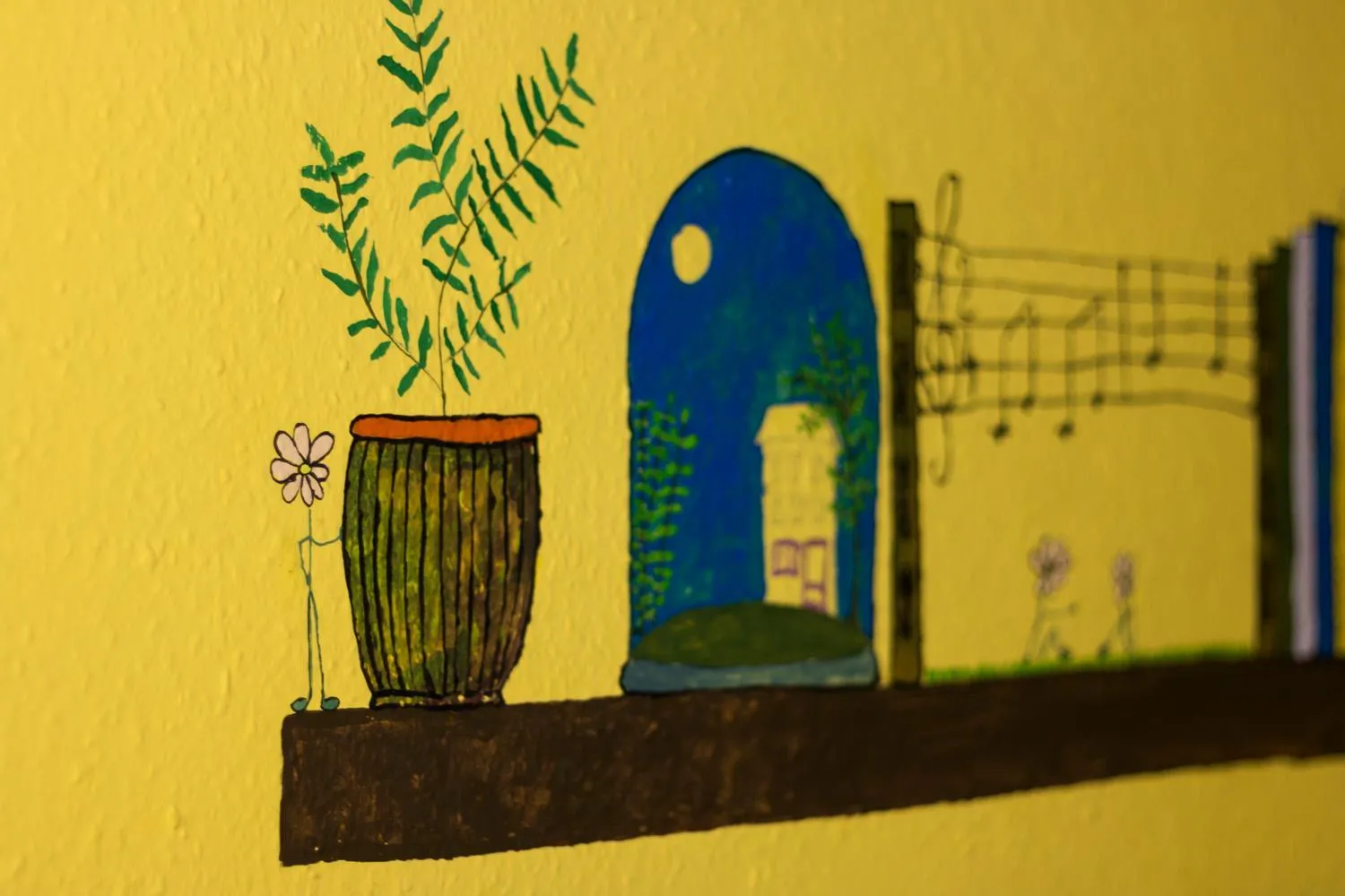 Decorative detail in Baroque Hostel & Coworking